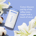 Plastic Free Sensitive Deodorant Stick - Cotton & Lily / Classic / 2.65oz - Clean Care Essential