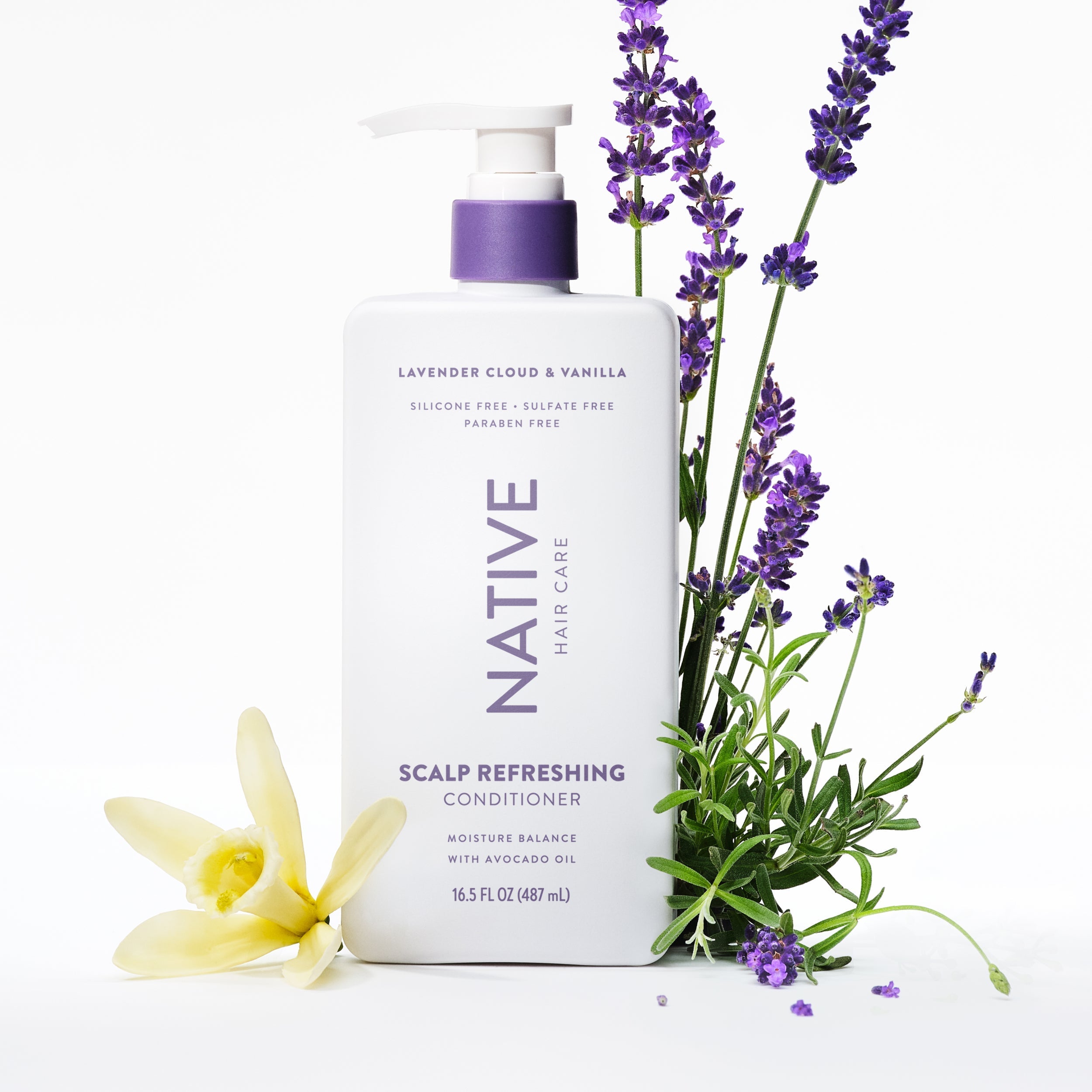Scalp Refreshing Conditioner - Lavender Cloud & Vanilla / Classic / 16.5oz - Clean Care Essential