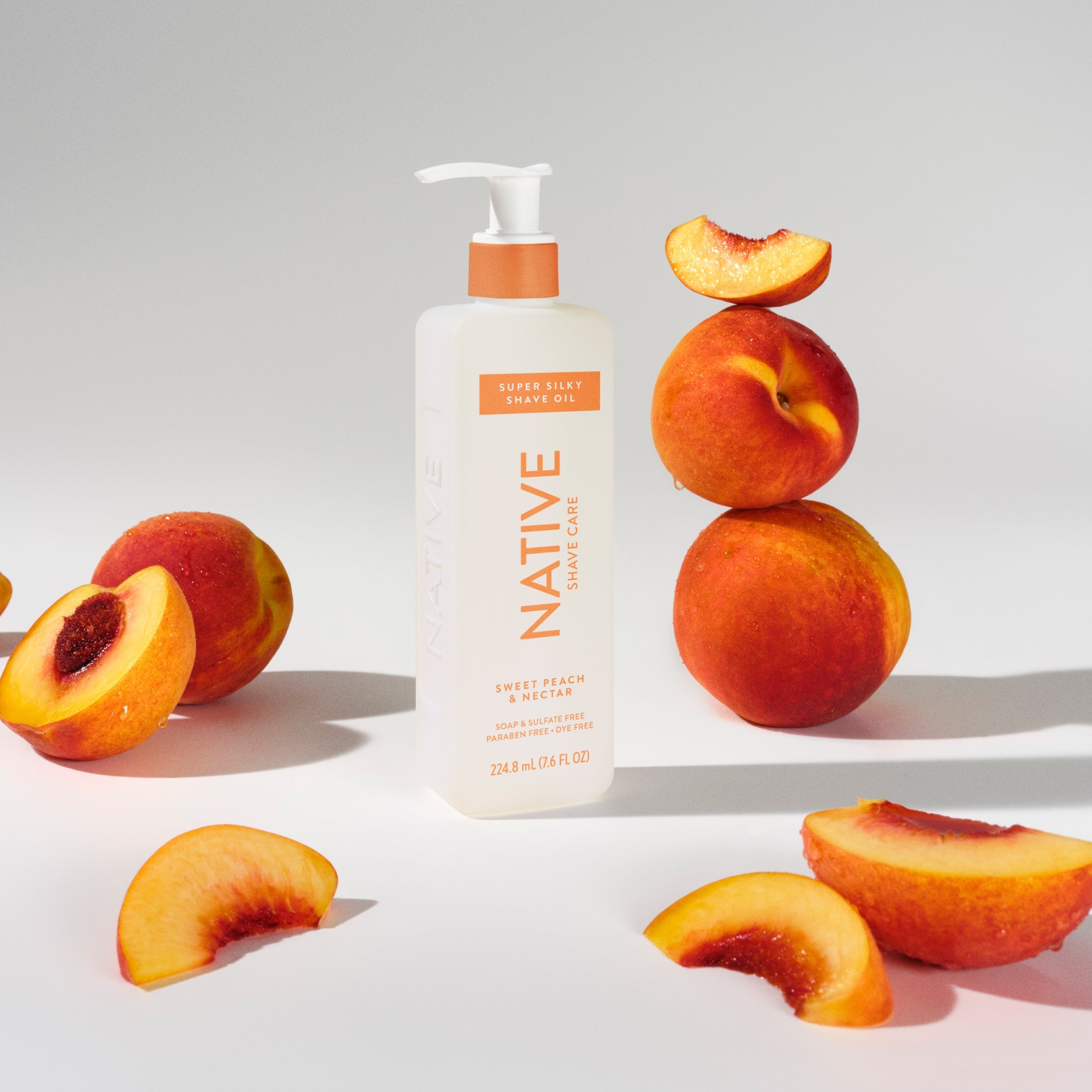 Silky Smooth Shave Oil - Sweet Peach & Nectar / Classic / 7.6oz - Smart Routine Choice