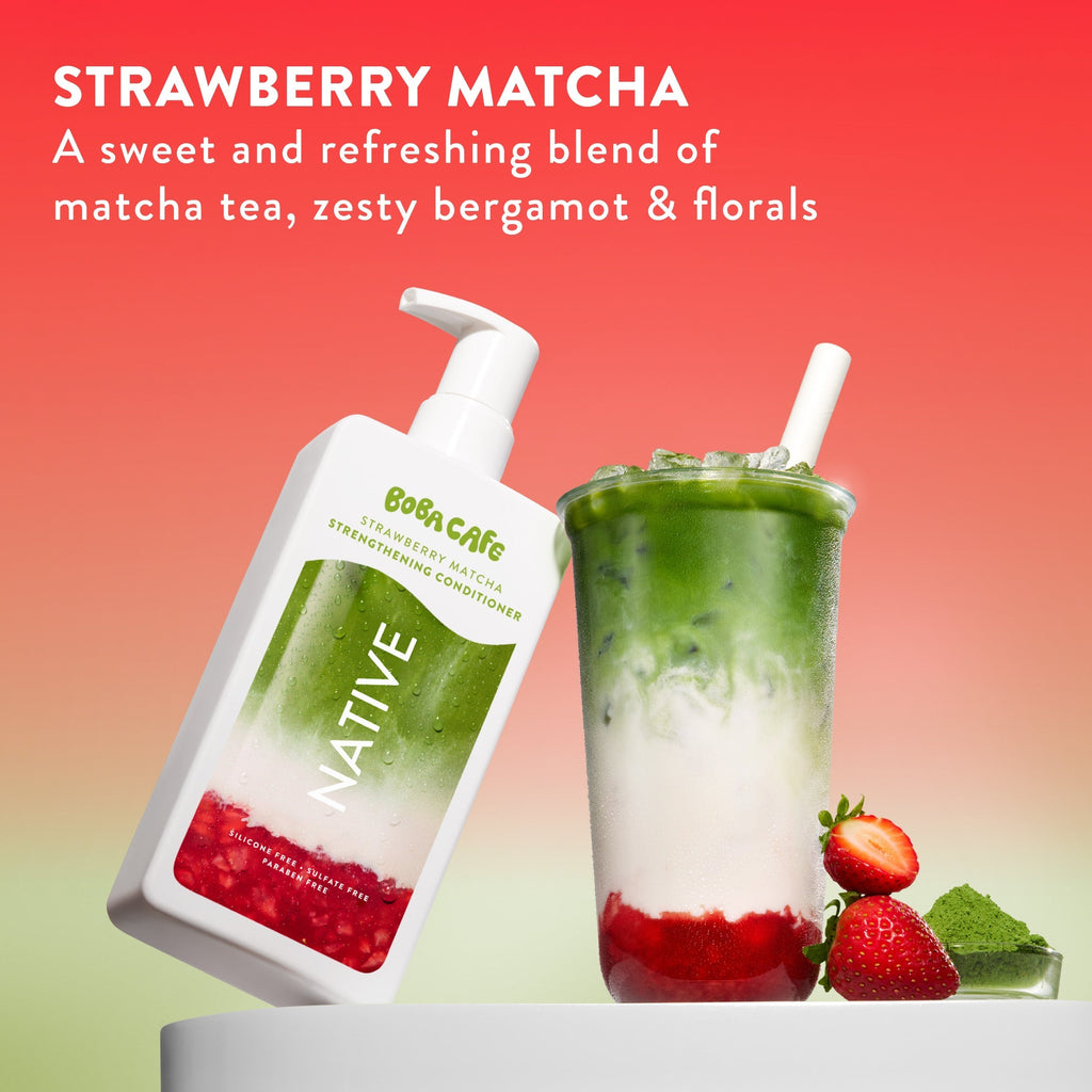 Strengthening Conditioner - Strawberry Matcha / Limited Edition / 16.5oz - Clean Care Essential