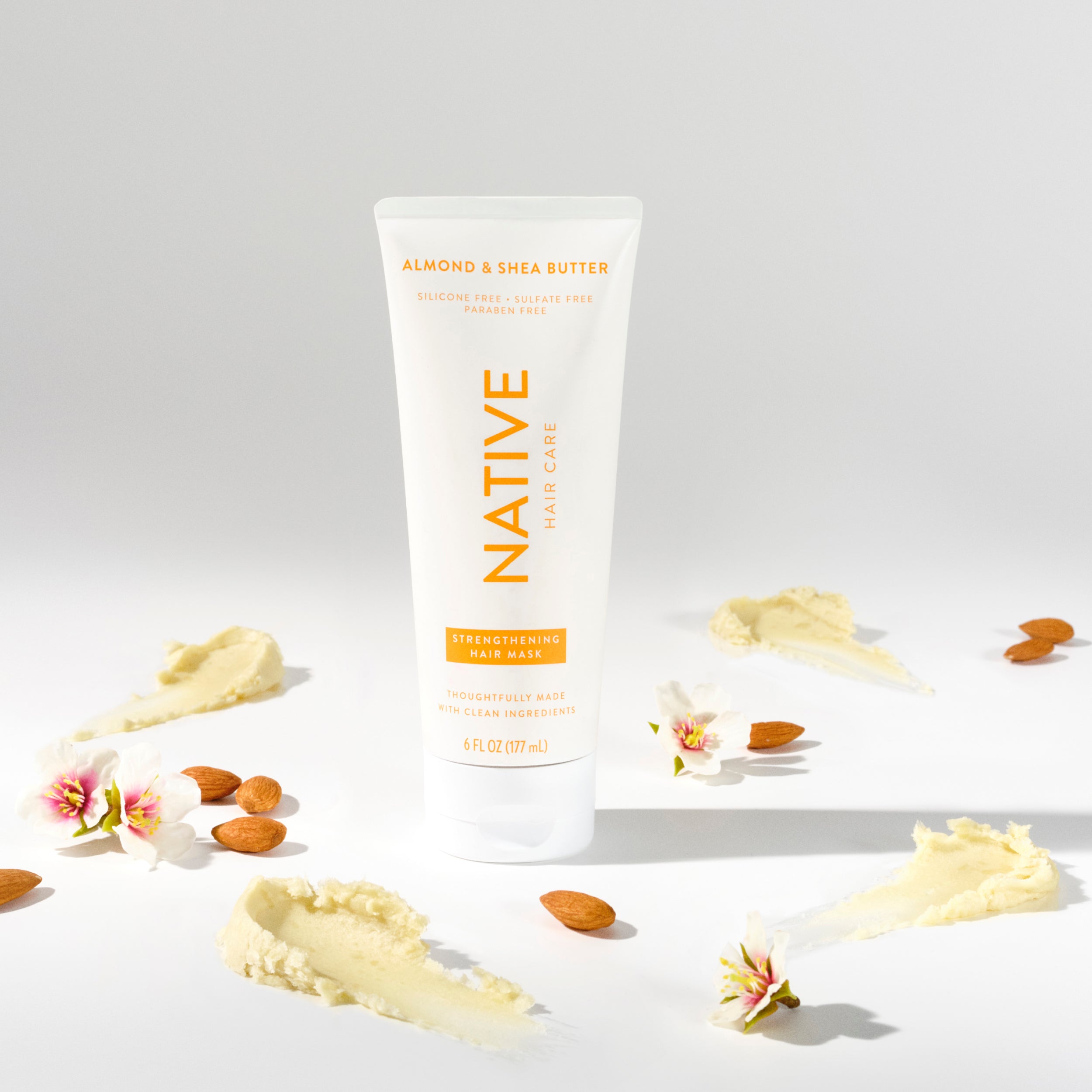 Strengthening Hair Mask - Almond & Shea Butter / Classic / 6oz - Smart Routine Choice