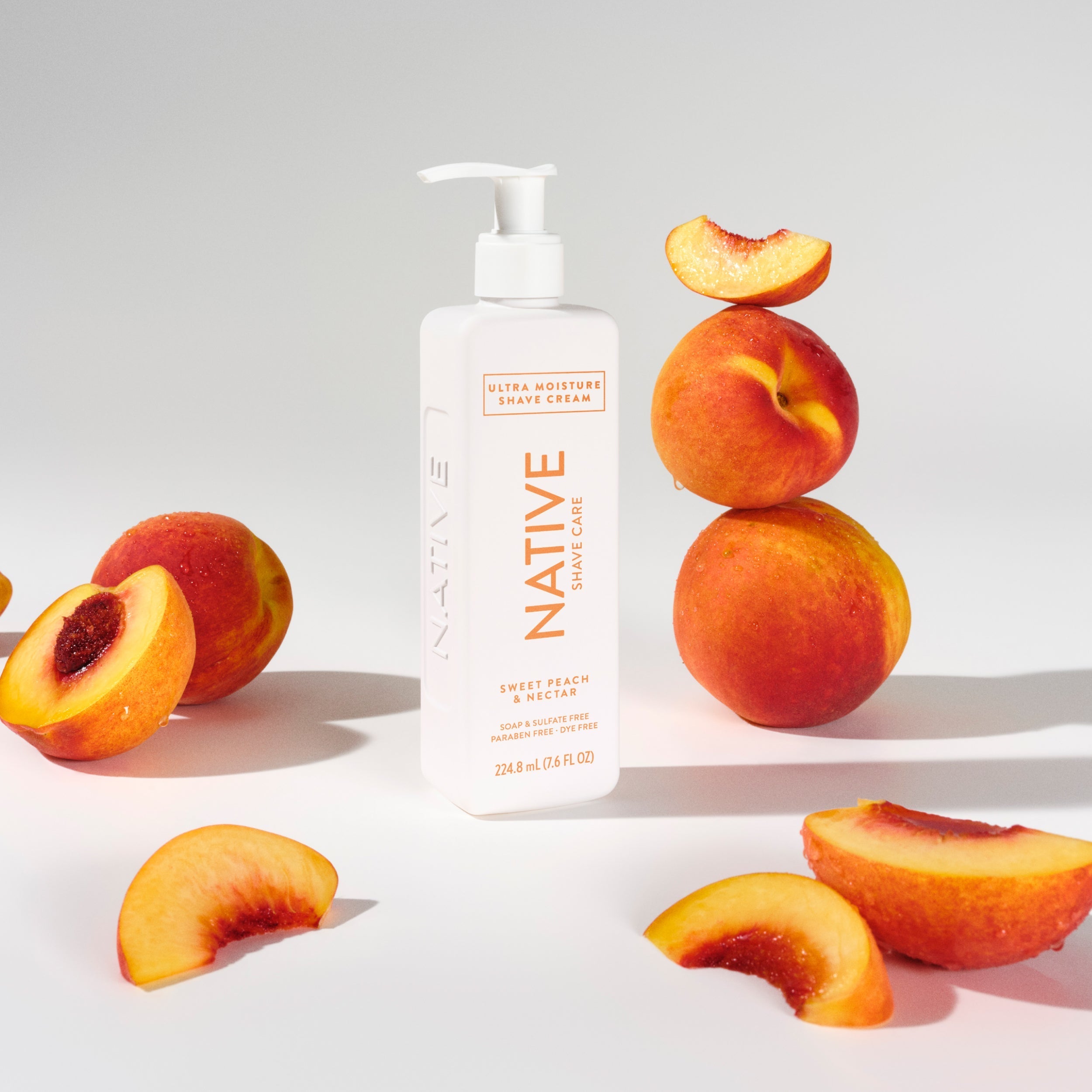 Ultra Moisture Shave Cream - Sweet Peach & Nectar / Classic / 7.6oz - Polished Daily Care