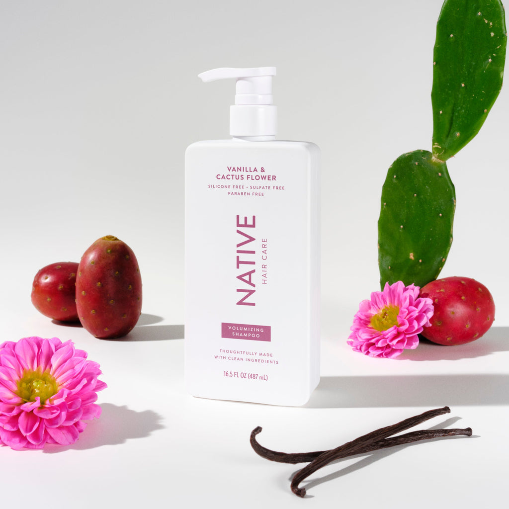Volumizing Shampoo - Vanilla & Cactus Flower / Classic / 16.5oz - Clean Care Essential