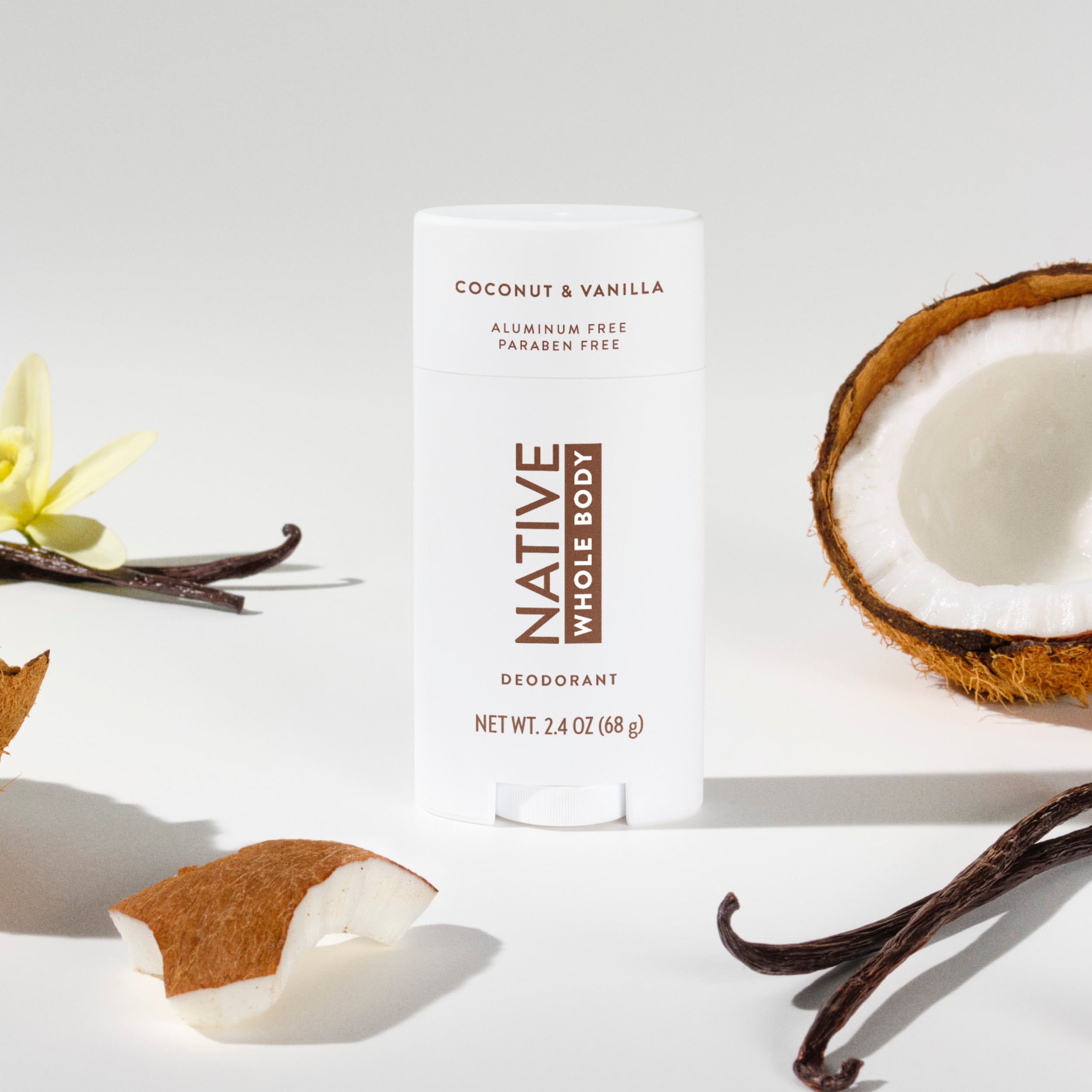 Whole Body Deodorant Stick - Coconut & Vanilla / Classic / 2.4oz - Clean Care Essential
