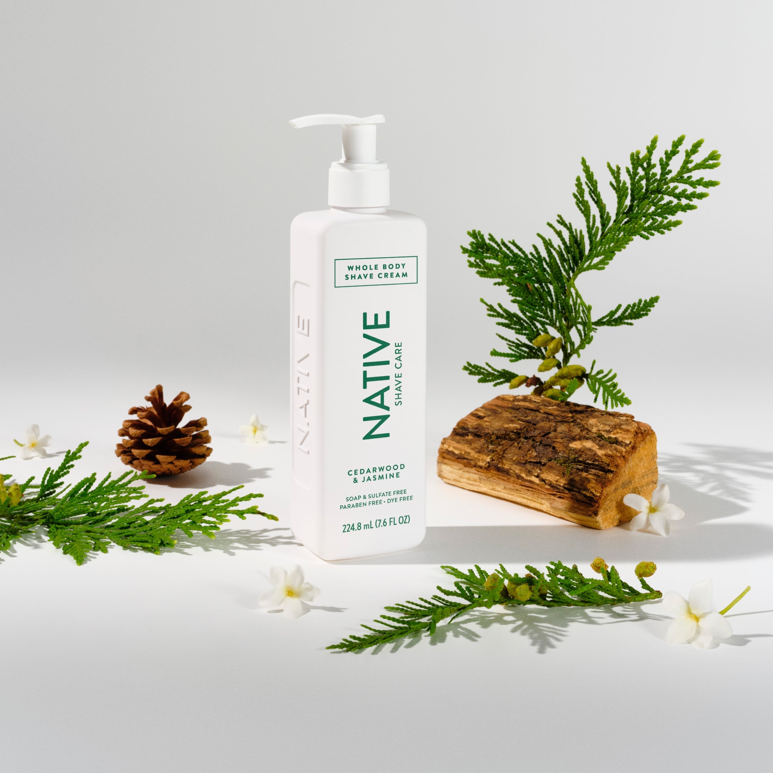Whole Body Shave Cream - Cedarwood & Jasmine / Classic / 7.6oz - Polished Daily Care