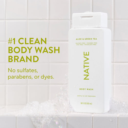 Body Wash - Aloe & Green Tea / Classic / 18oz - Clean Care Essential