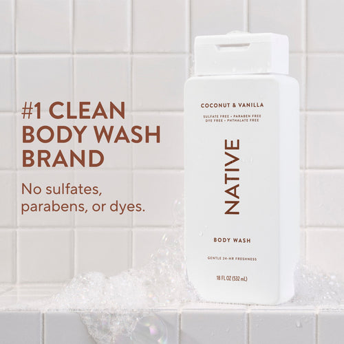 Body Wash - Coconut & Vanilla / Classic / 18oz - Clean Care Essential