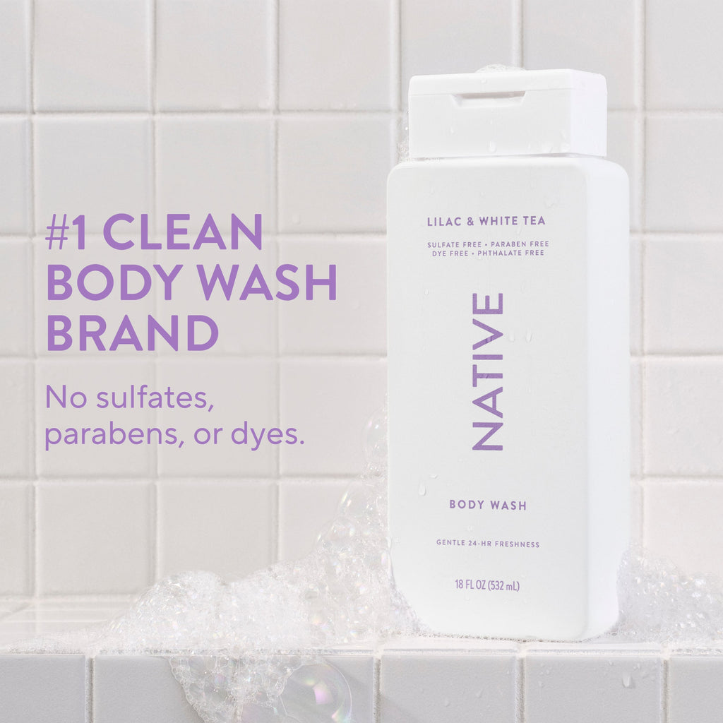 Body Wash - Lilac & White Tea / Classic / 18oz - Clean Care Essential