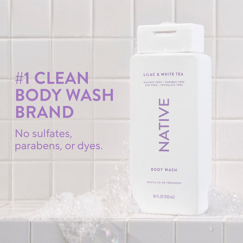 Body Wash - Lilac & White Tea / Classic / 18oz - Clean Care Essential