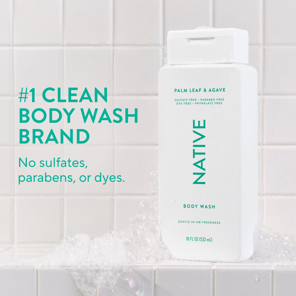 Body Wash - Palm Leaf & Agave / Classic / 18oz - Clean Care Essential