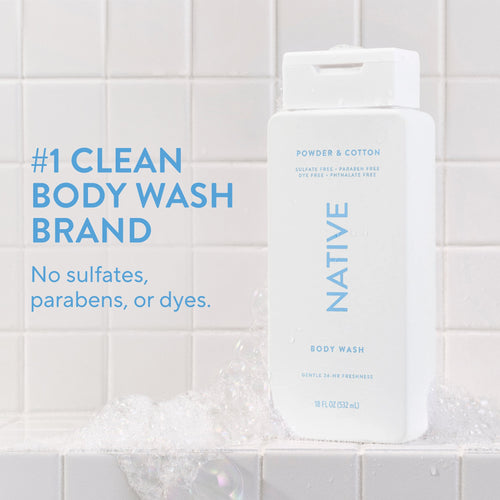 Body Wash - Powder & Cotton / Classic / 18oz - Clean Care Essential