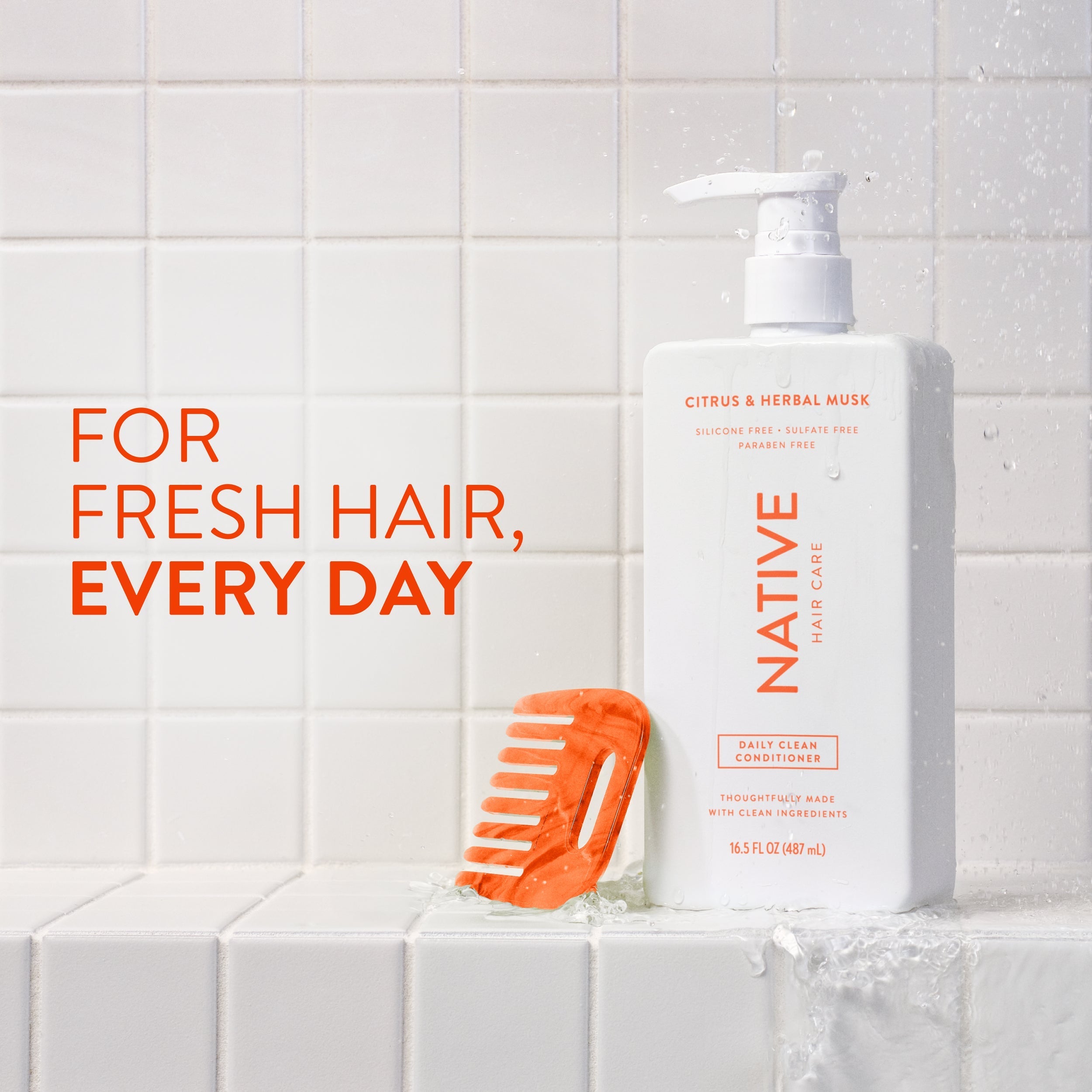 Daily Clean Conditioner - Citrus & Herbal Musk / Classic / 16.5oz - Clean Care Essential