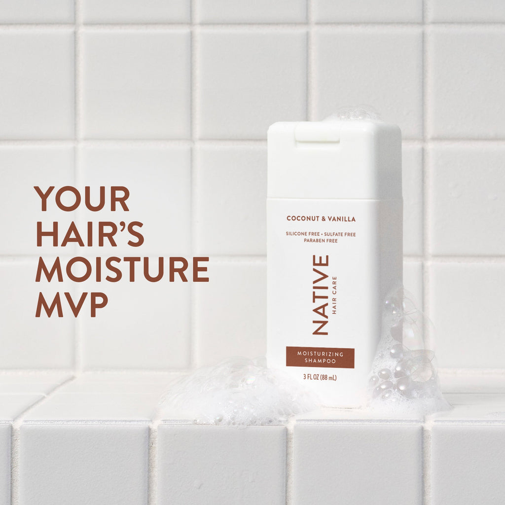 Mini Moisturizing Shampoo - Coconut & Vanilla / Classic / 3oz - Clean Care Essential