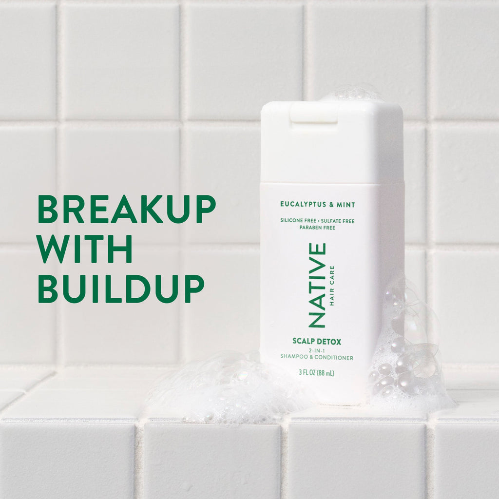 Mini Scalp Detox 2-in-1 Shampoo & Conditioner - Eucalyptus & Mint / Classic / 3oz - Clean Care Essential