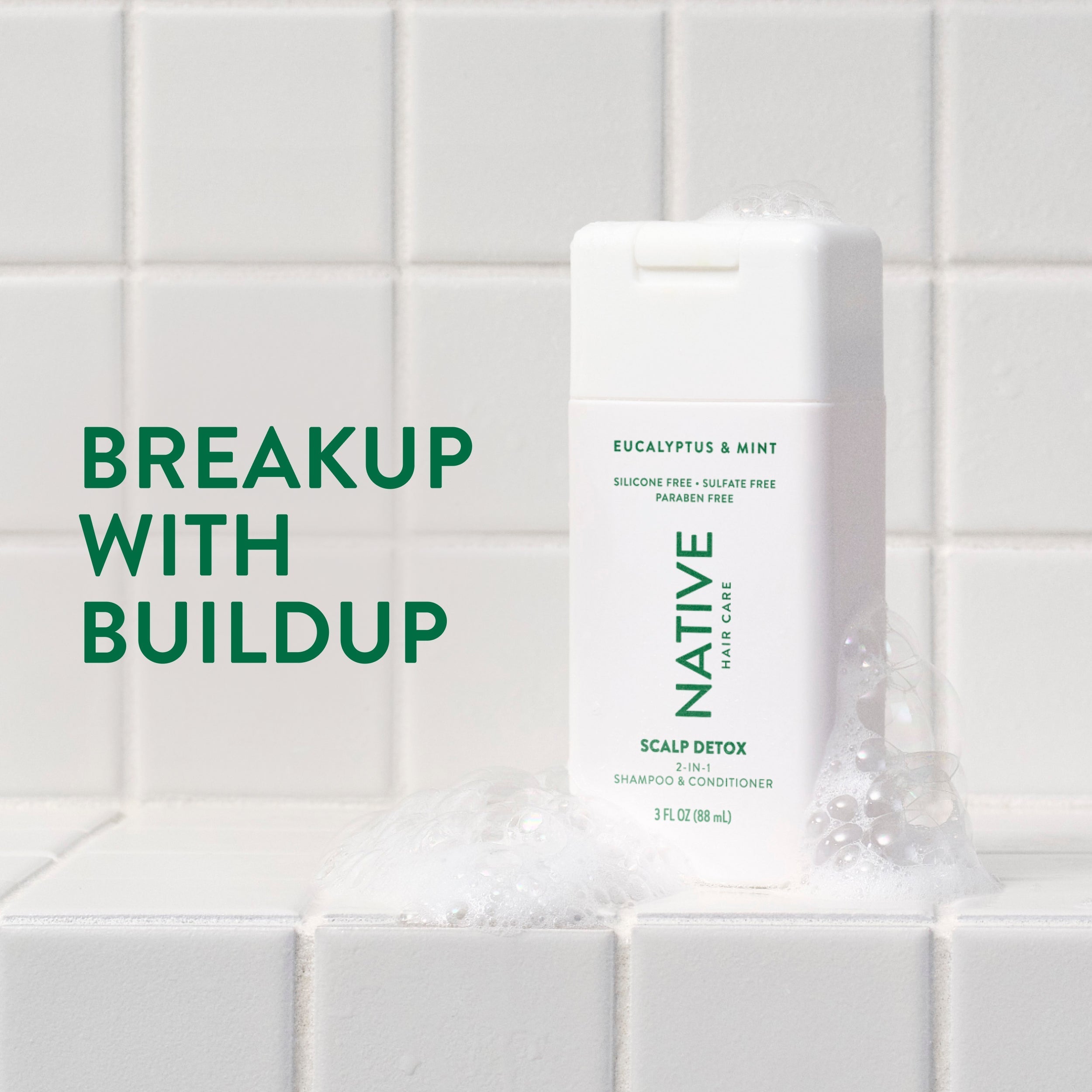 Mini Scalp Detox 2-in-1 Shampoo & Conditioner - Eucalyptus & Mint / Classic / 3oz - Clean Care Essential