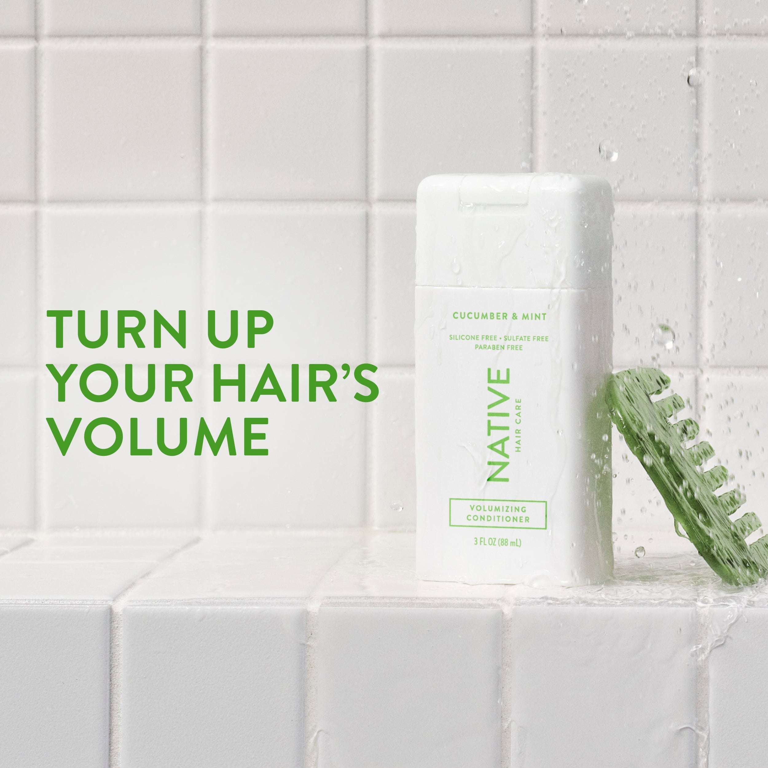Mini Volumizing Conditioner - Cucumber & Mint / Classic / 3oz - Clean Care Essential