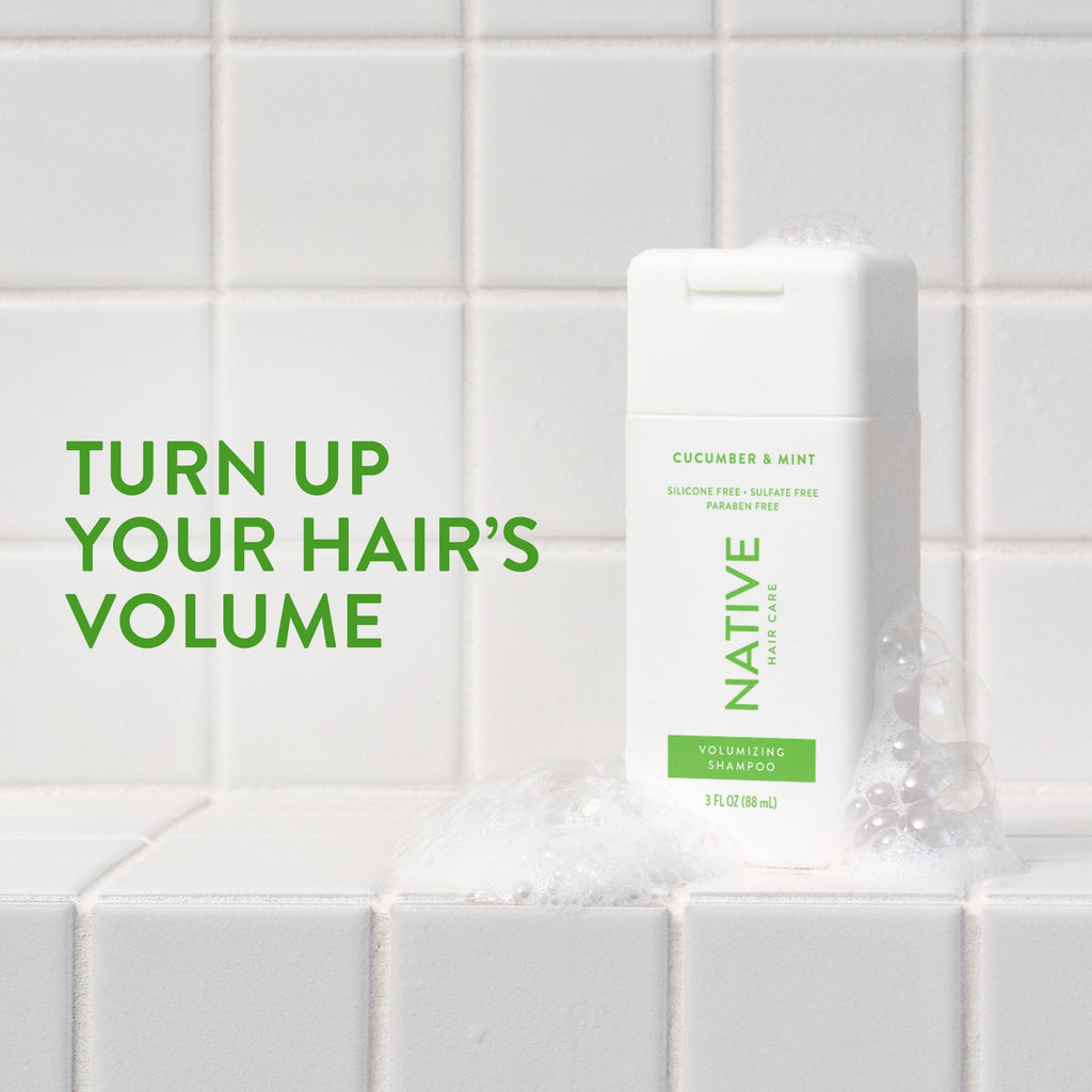 Mini Volumizing Shampoo - Cucumber & Mint / Classic / 3oz - Clean Care Essential