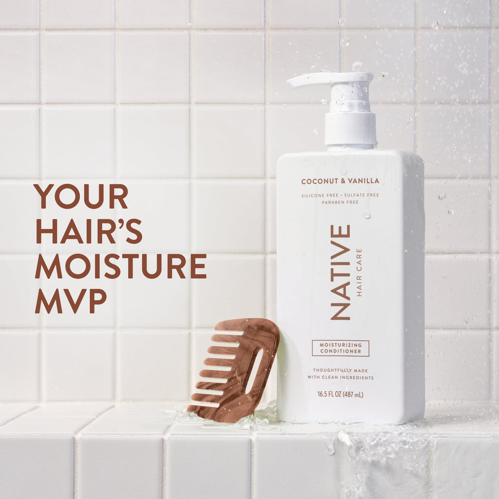 Moisturizing Conditioner - Coconut & Vanilla / Classic / 16.5oz - Clean Care Essential