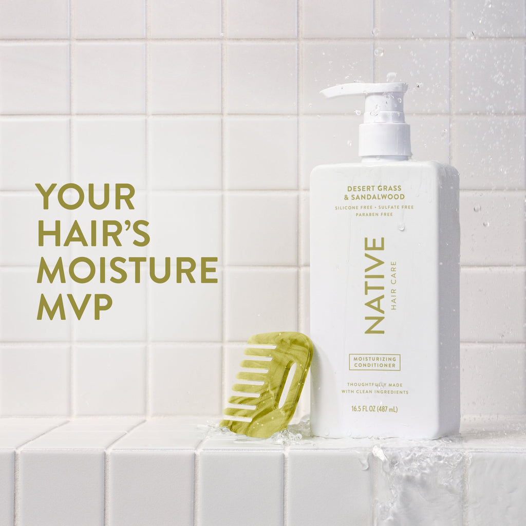 Moisturizing Conditioner - Desert Grass & Sandalwood / Classic / 16.5oz - Clean Care Essential