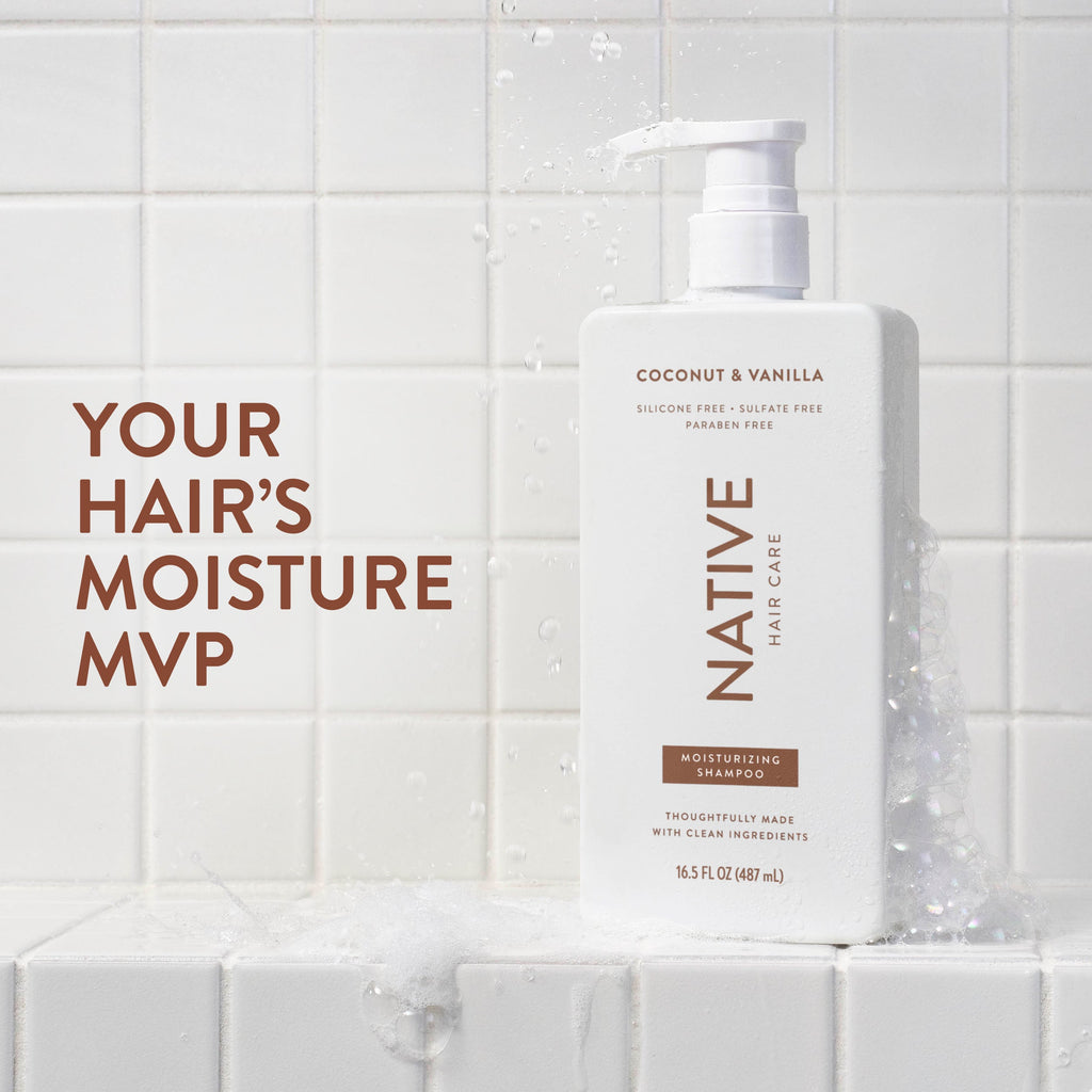 Moisturizing Shampoo - Coconut & Vanilla / Classic / 16.5oz - Clean Care Essential