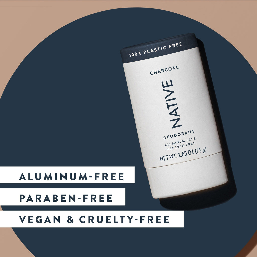 Plastic Free Deodorant Stick - Charcoal / Classic / 2.65oz - Clean Care Essential