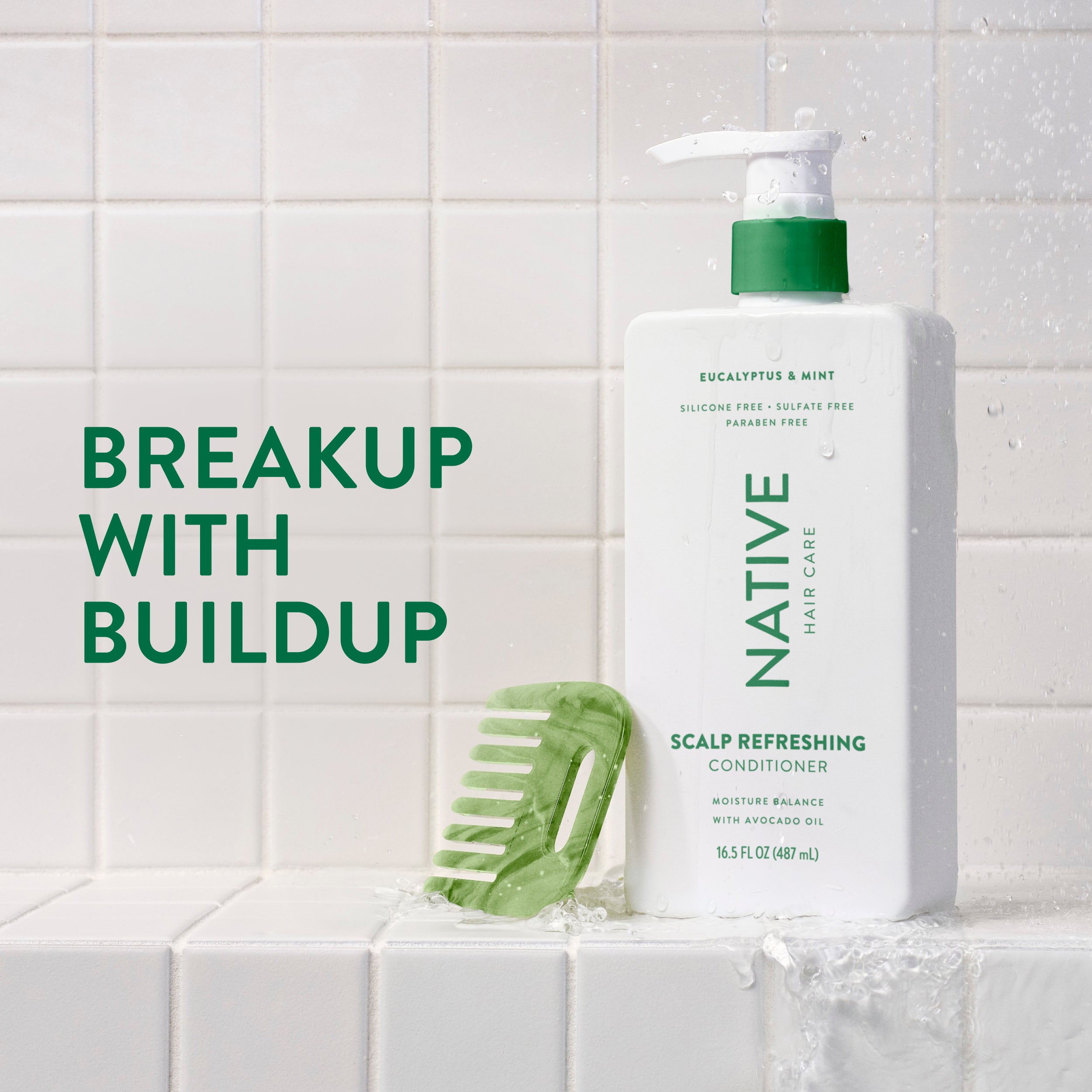 Scalp Refreshing Conditioner - Eucalyptus & Mint / Classic / 16.5oz - Clean Care Essential