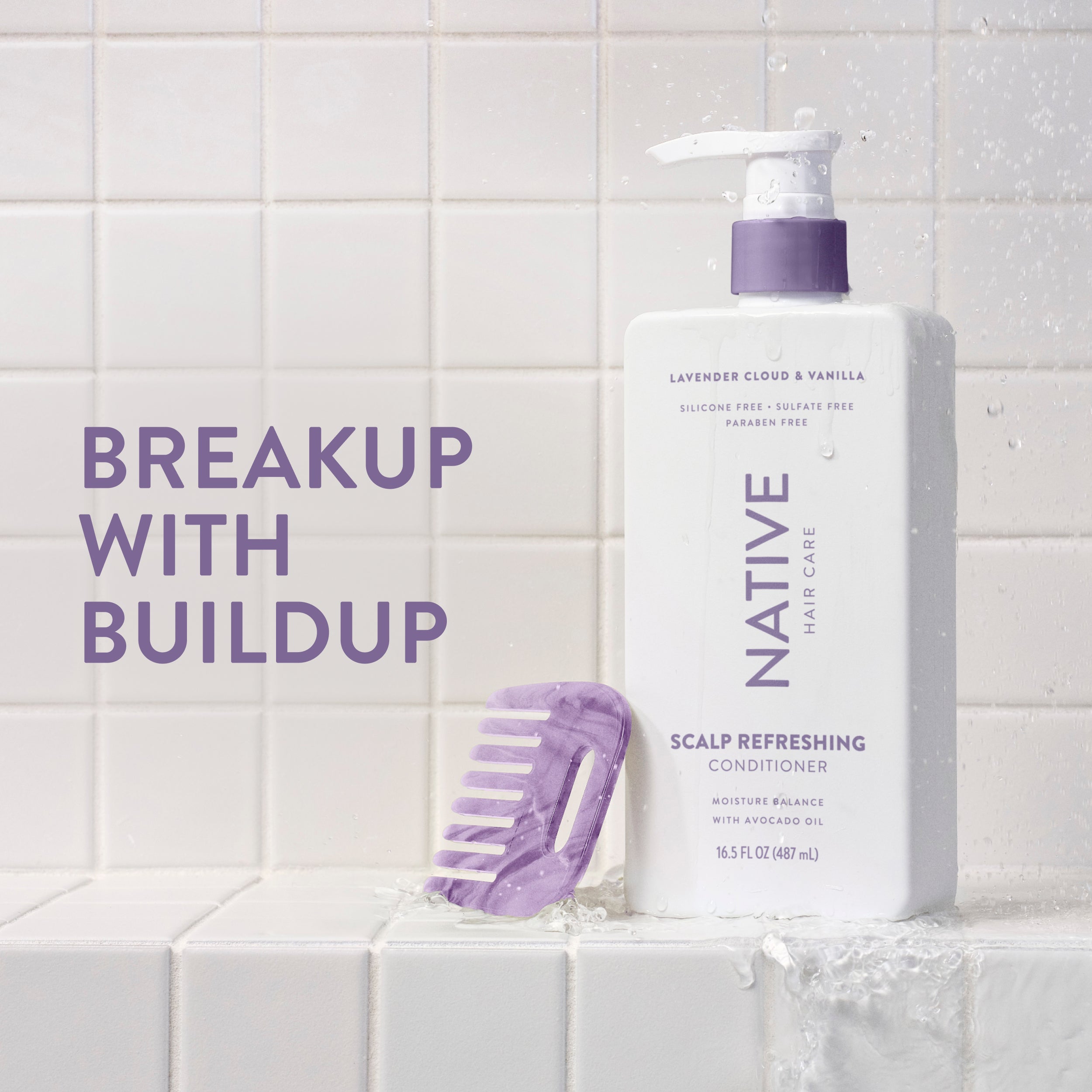 Scalp Refreshing Conditioner - Lavender Cloud & Vanilla / Classic / 16.5oz - Clean Care Essential