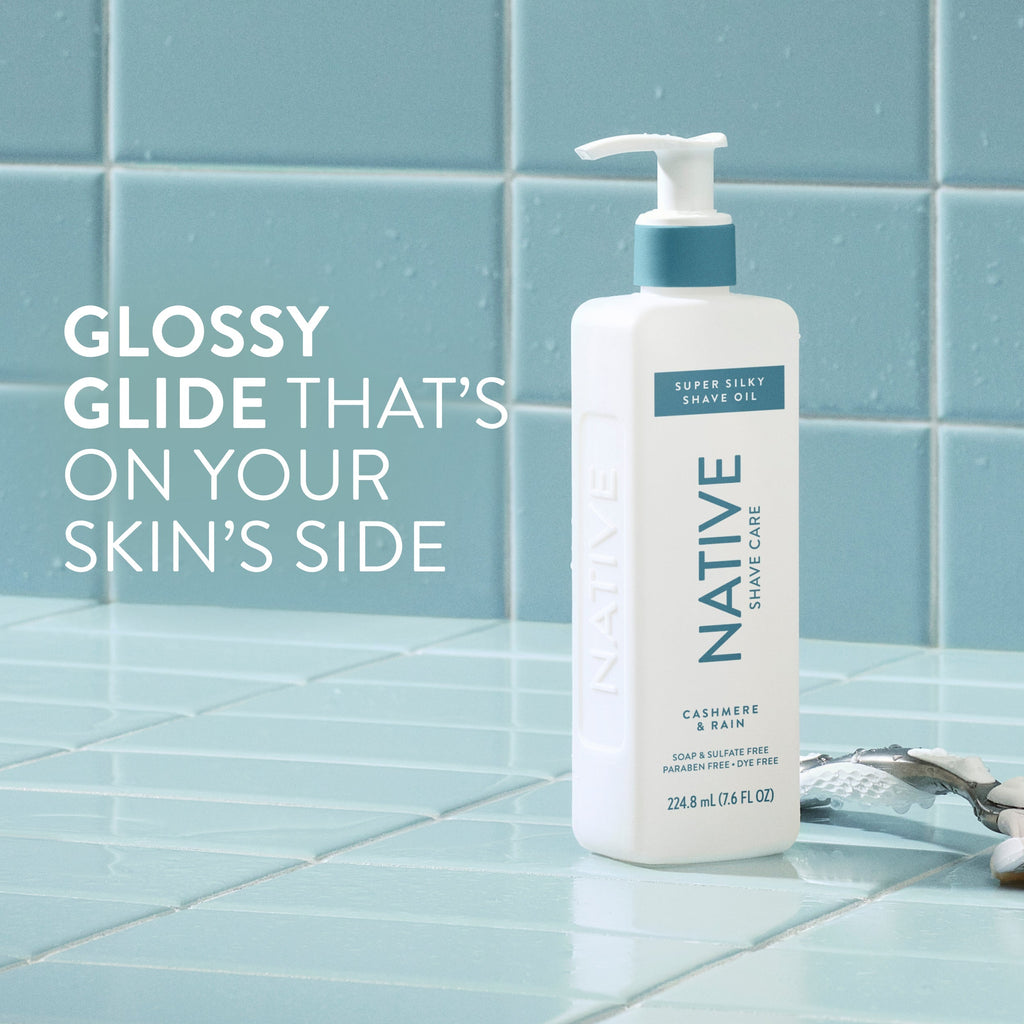Silky Smooth Shave Oil - Cashmere & Rain / Classic / 7.6oz - Smart Routine Choice