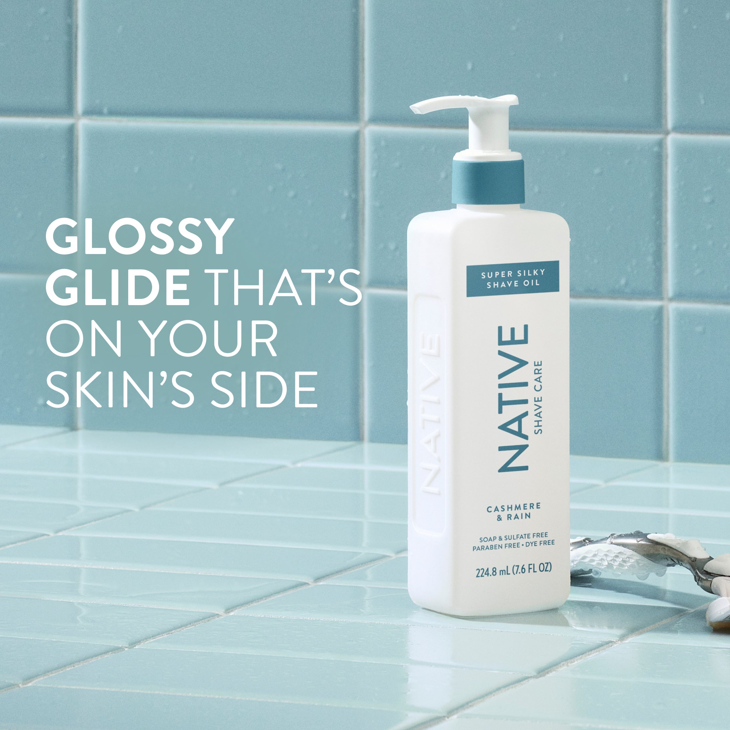 Silky Smooth Shave Oil - Cashmere & Rain / Classic / 7.6oz - Smart Routine Choice
