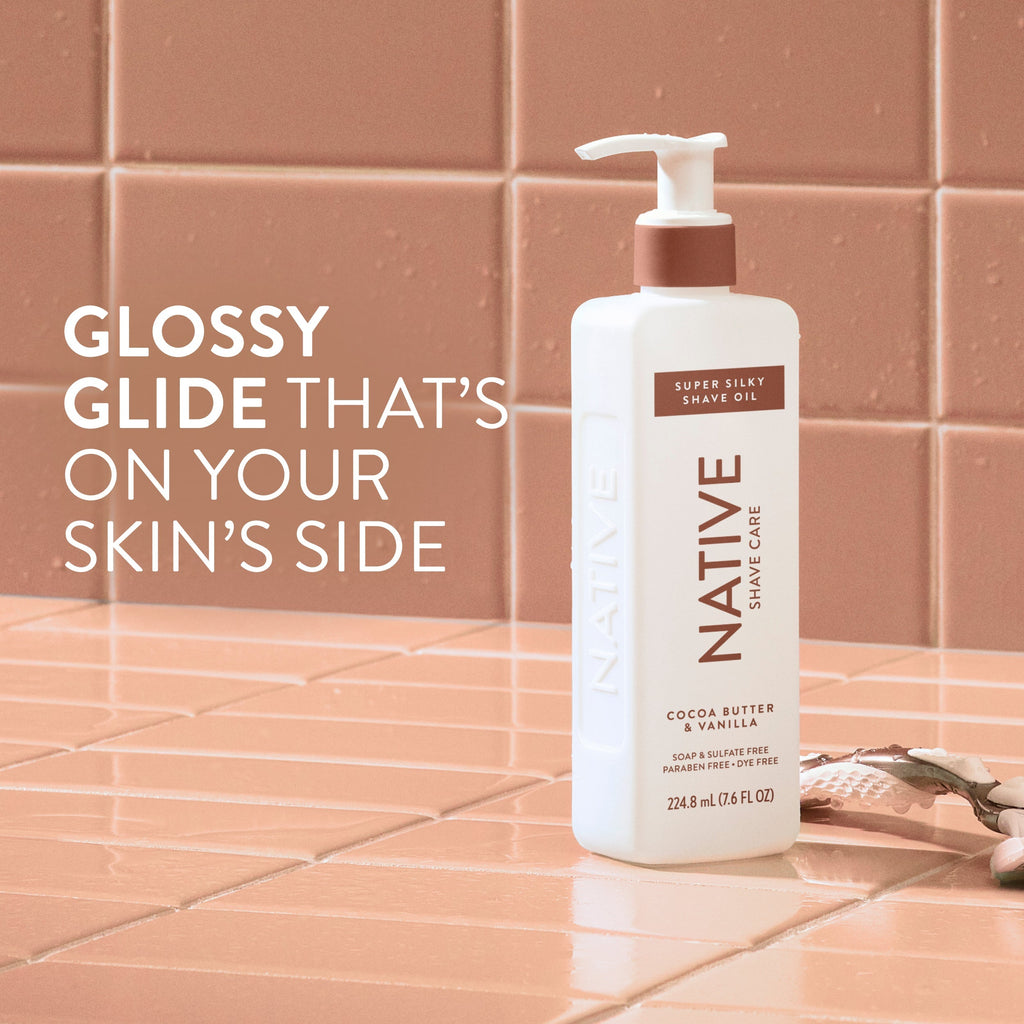 Silky Smooth Shave Oil - Cocoa Butter & Vanilla / Classic / 7.6oz - Smart Routine Choice