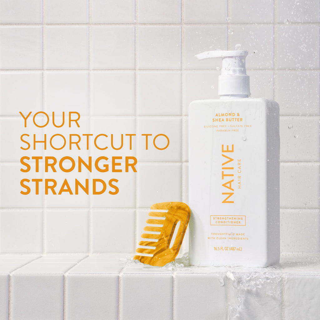 Strengthening Conditioner - Almond & Shea Butter / Classic / 16.5oz - Clean Care Essential