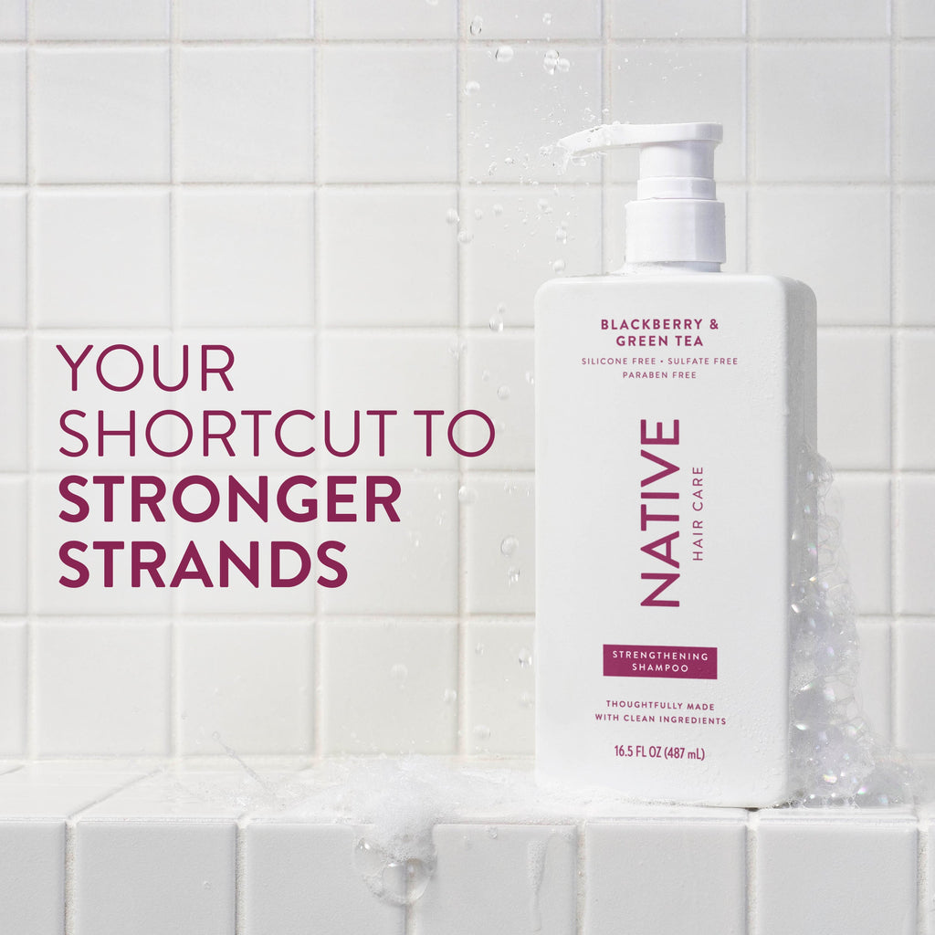 Strengthening Shampoo - Blackberry & Green Tea / Classic / 16.5oz - Clean Care Essential