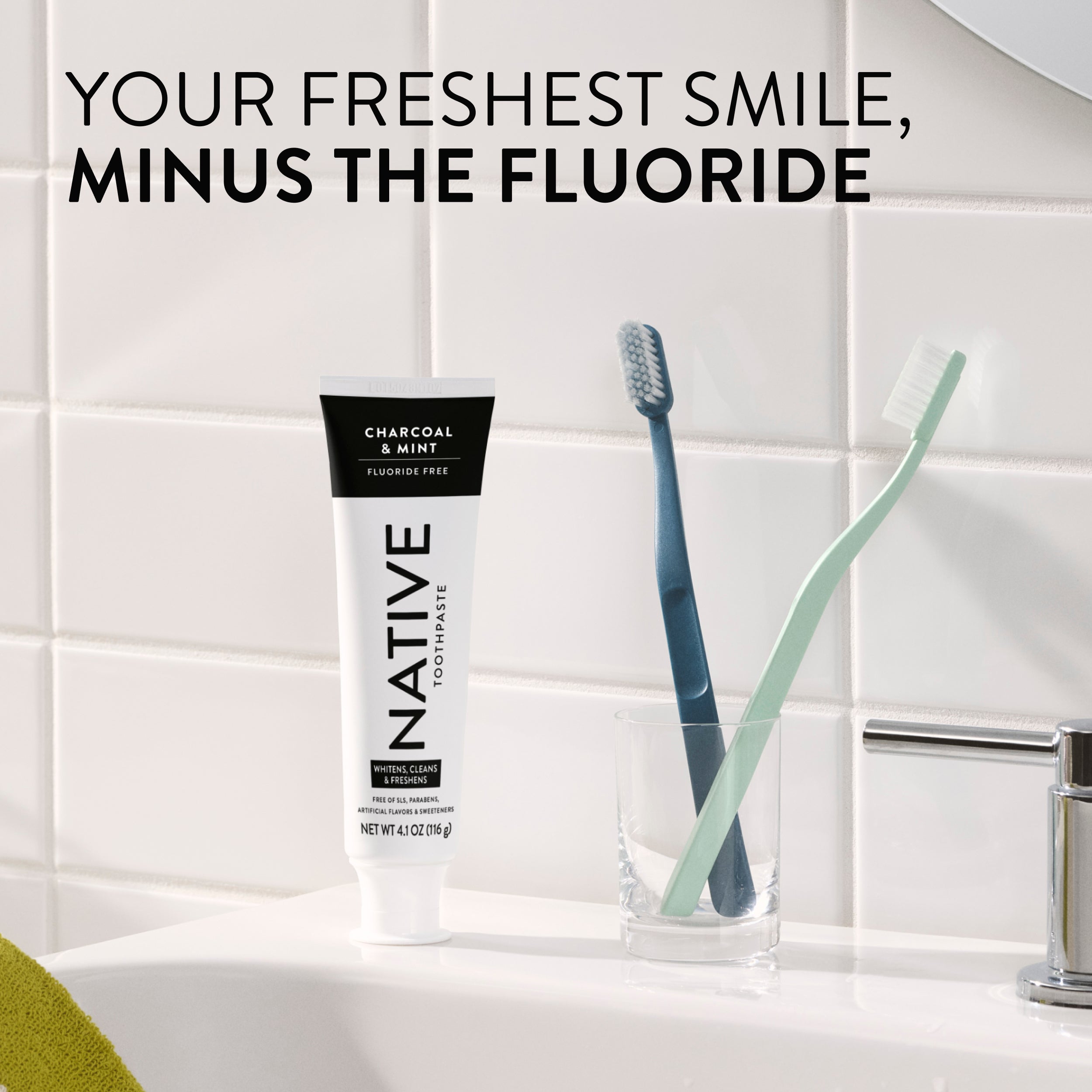 Toothpaste - Charcoal & Mint / Classic / 4.1oz - Clean Care Essential