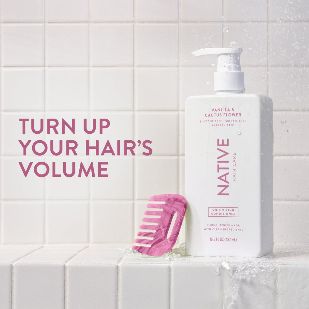 Volumizing Conditioner - Vanilla & Cactus Flower / Classic / 16.5oz - Clean Care Essential