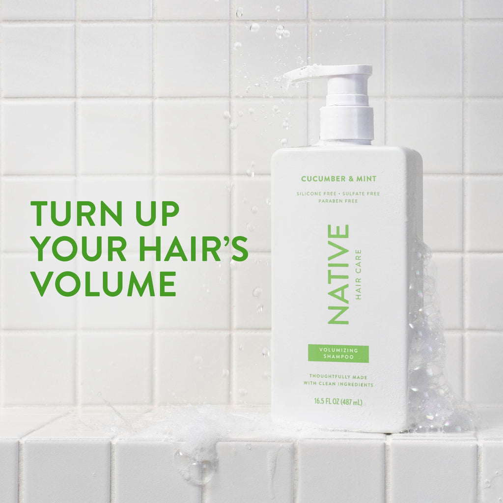 Volumizing Shampoo - Cucumber & Mint / Classic / 16.5oz - Clean Care Essential