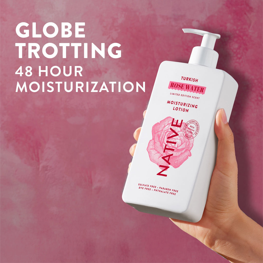 Body Lotion - Turkish Rose Water / Limited Edition / 16.5oz - Clean Care Essential