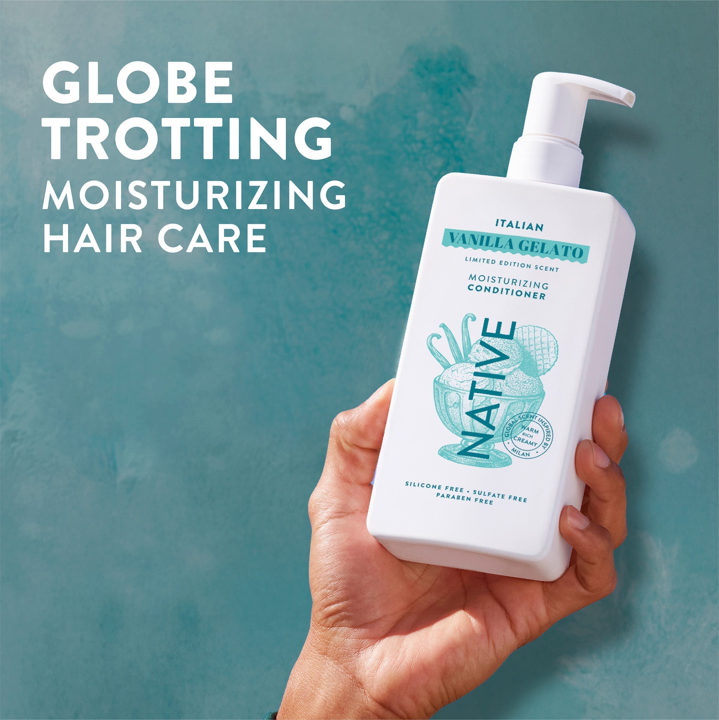 Moisturizing Conditioner - Italian Vanilla Gelato / Limited Edition / 16.5oz - Clean Care Essential