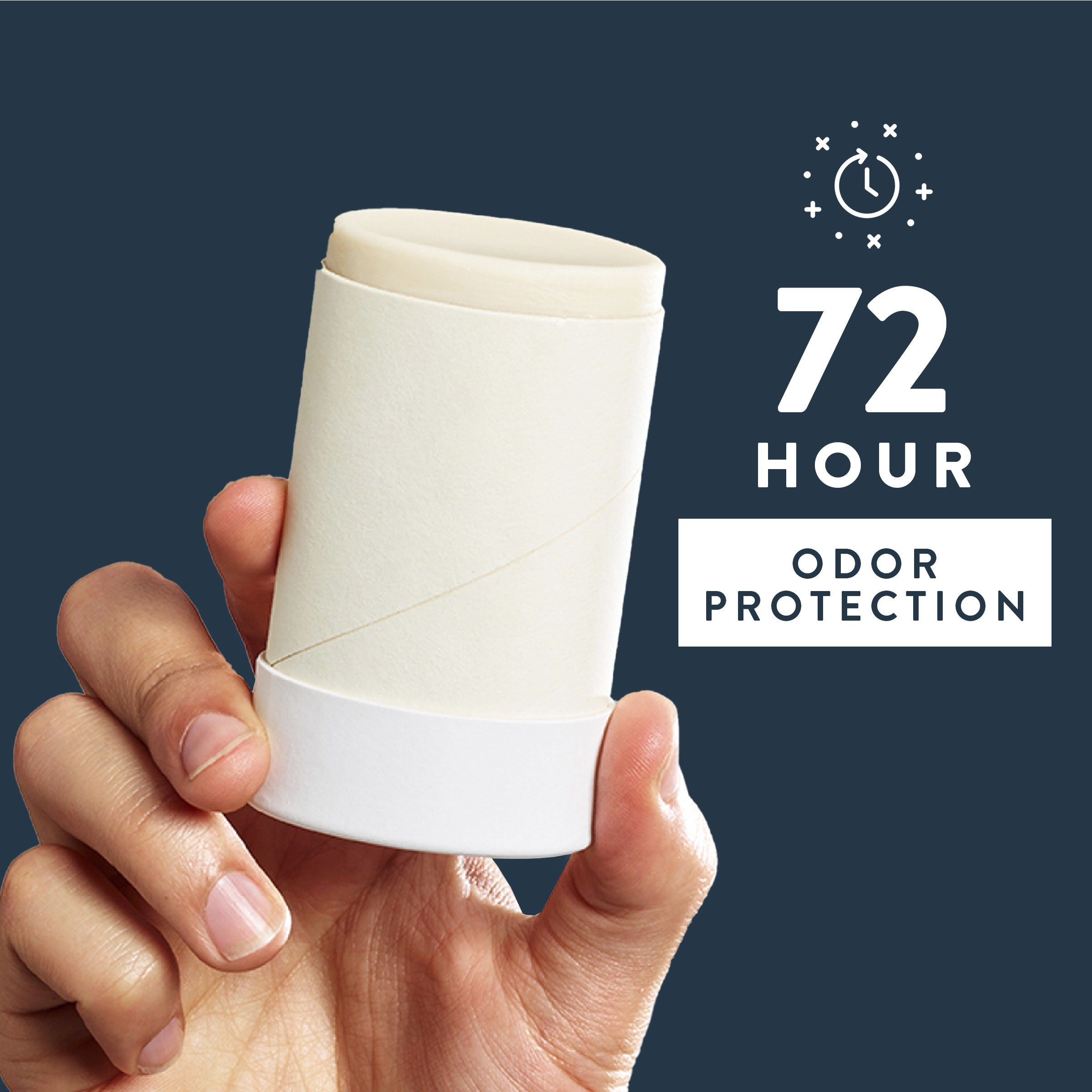 Plastic Free Deodorant Stick - Charcoal / Classic / 2.65oz - Clean Care Essential