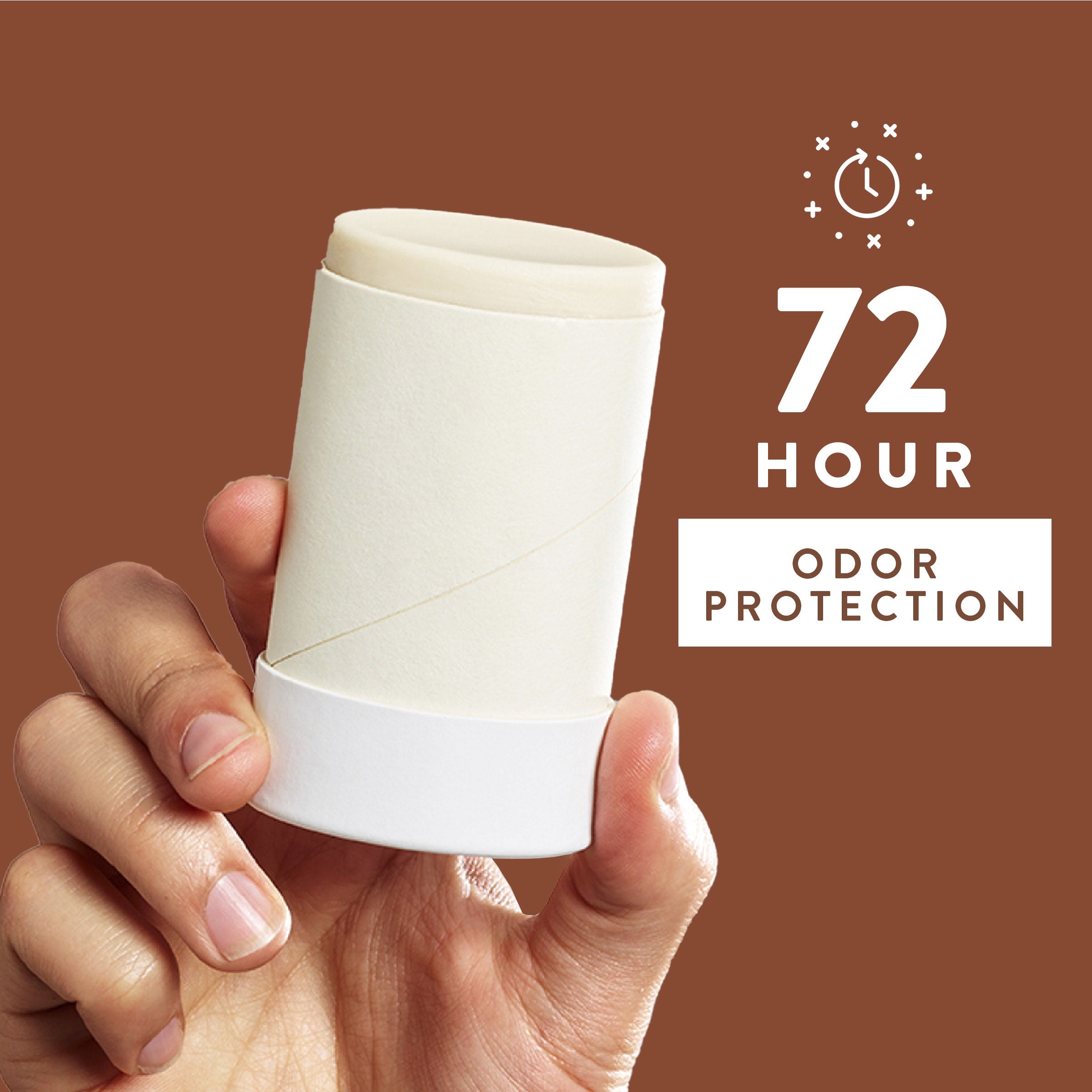 Plastic Free Deodorant Stick - Coconut & Vanilla / Classic / 2.65oz - Clean Care Essential
