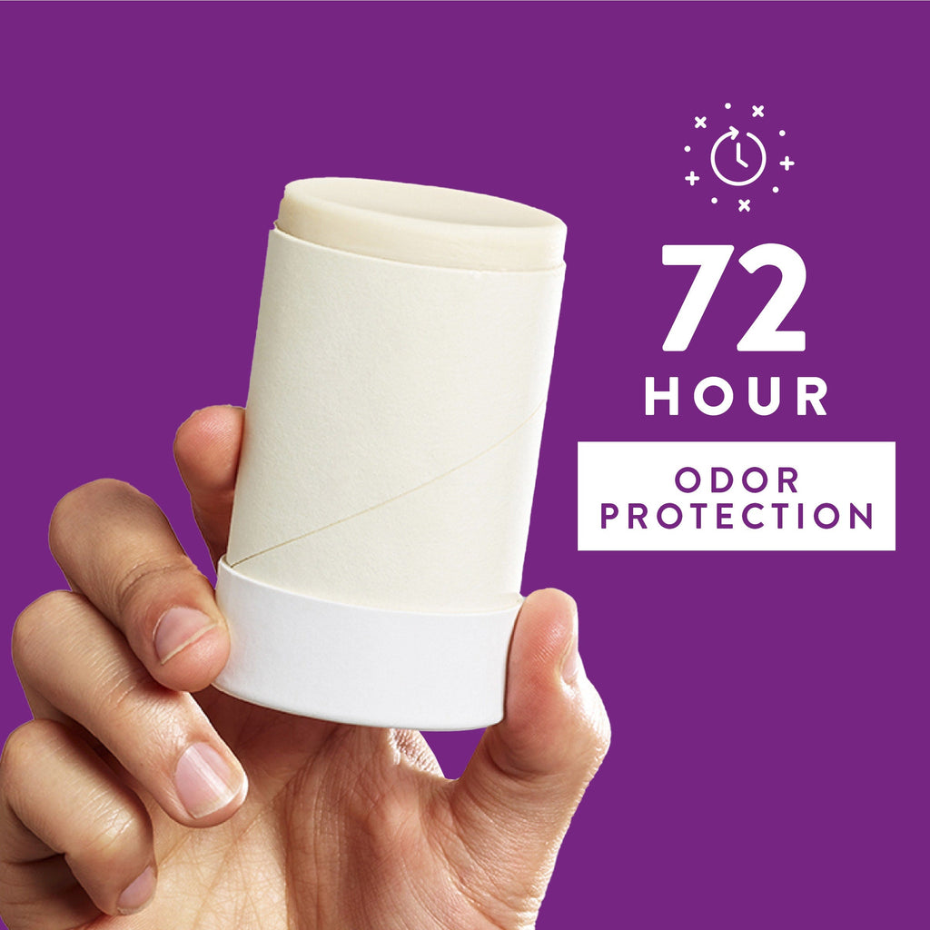 Plastic Free Deodorant Stick - Lavender & Rose / Classic / 2.65oz - Clean Care Essential