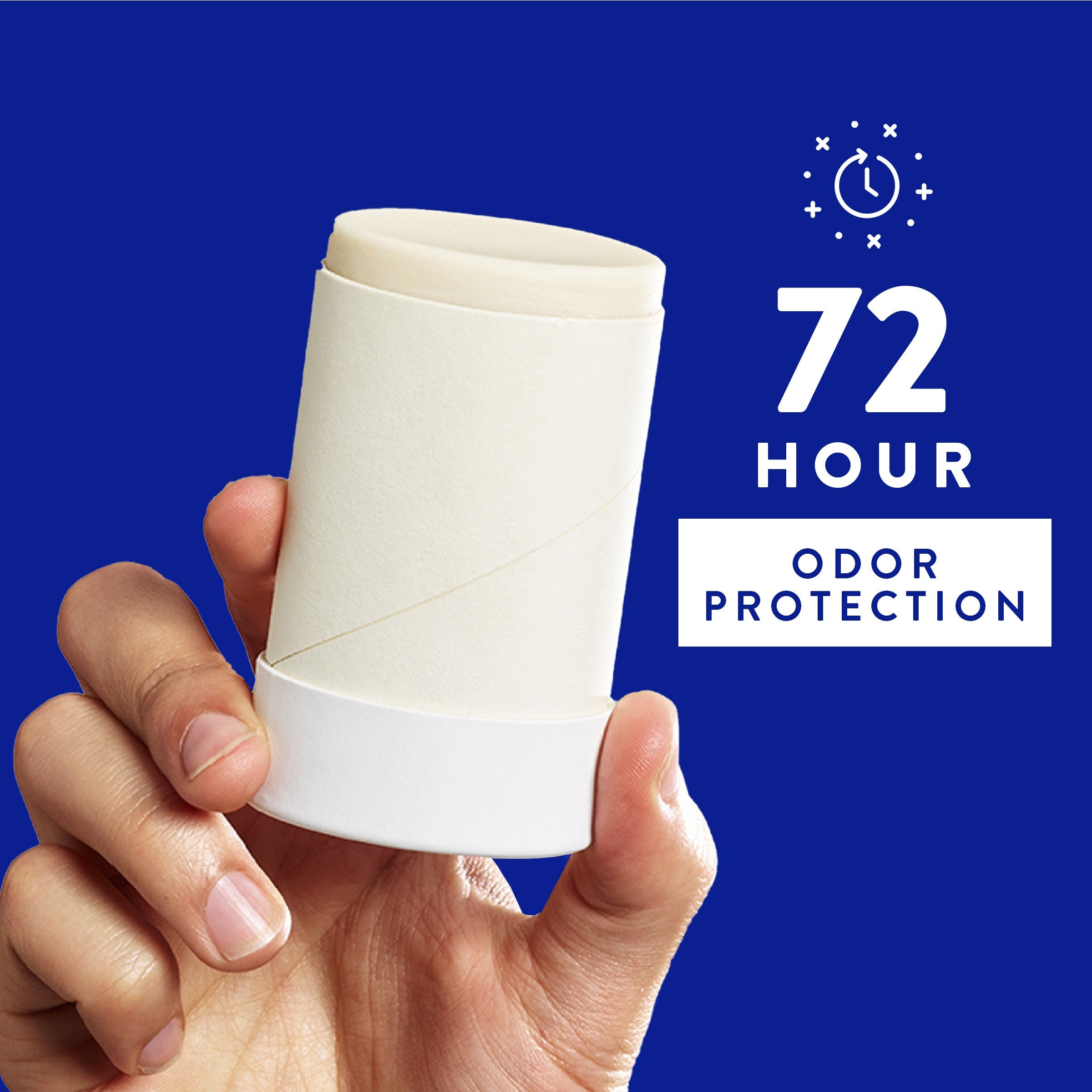 Plastic Free Deodorant Stick - Unscented / Classic / 2.65oz - Clean Care Essential