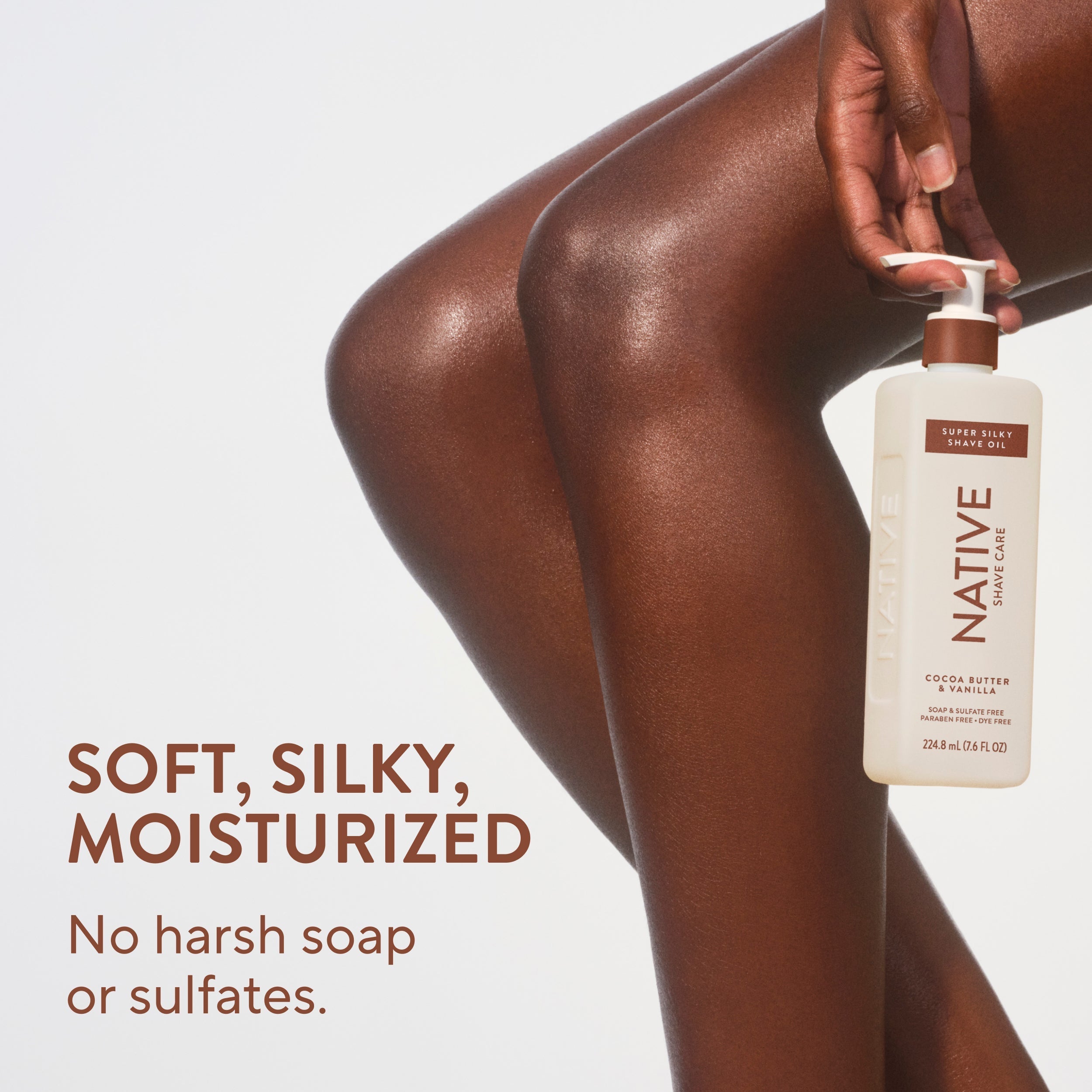 Silky Smooth Shave Oil - Cocoa Butter & Vanilla / Classic / 7.6oz - Smart Routine Choice