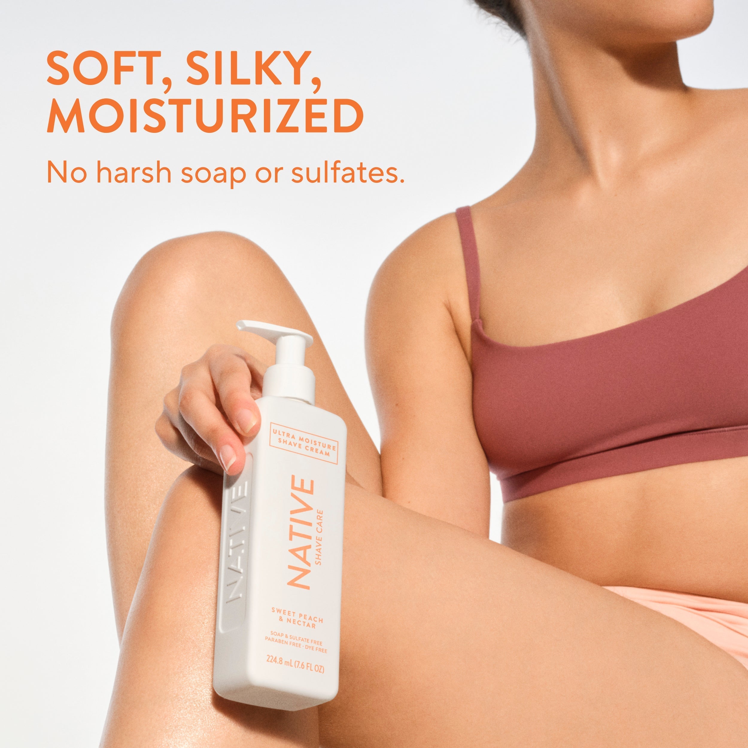 Ultra Moisture Shave Cream - Sweet Peach & Nectar / Classic / 7.6oz - Polished Daily Care