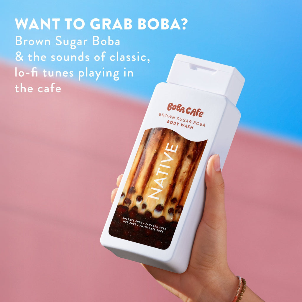 Body Wash - Brown Sugar Boba / Limited Edition / 18oz - Clean Care Essential