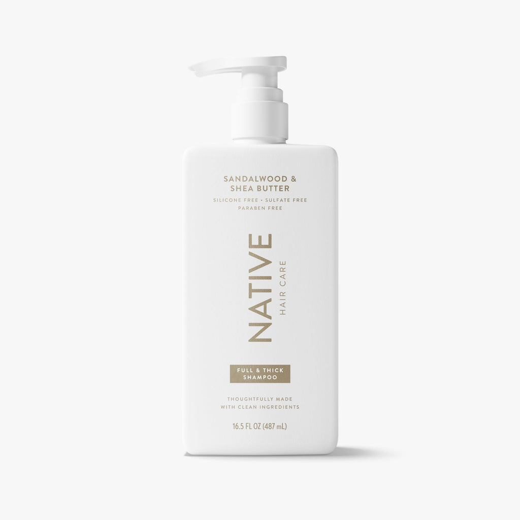 Full & Thick Shampoo - Sandalwood & Shea Butter / Classic / 16.5oz - Clean Care Essential