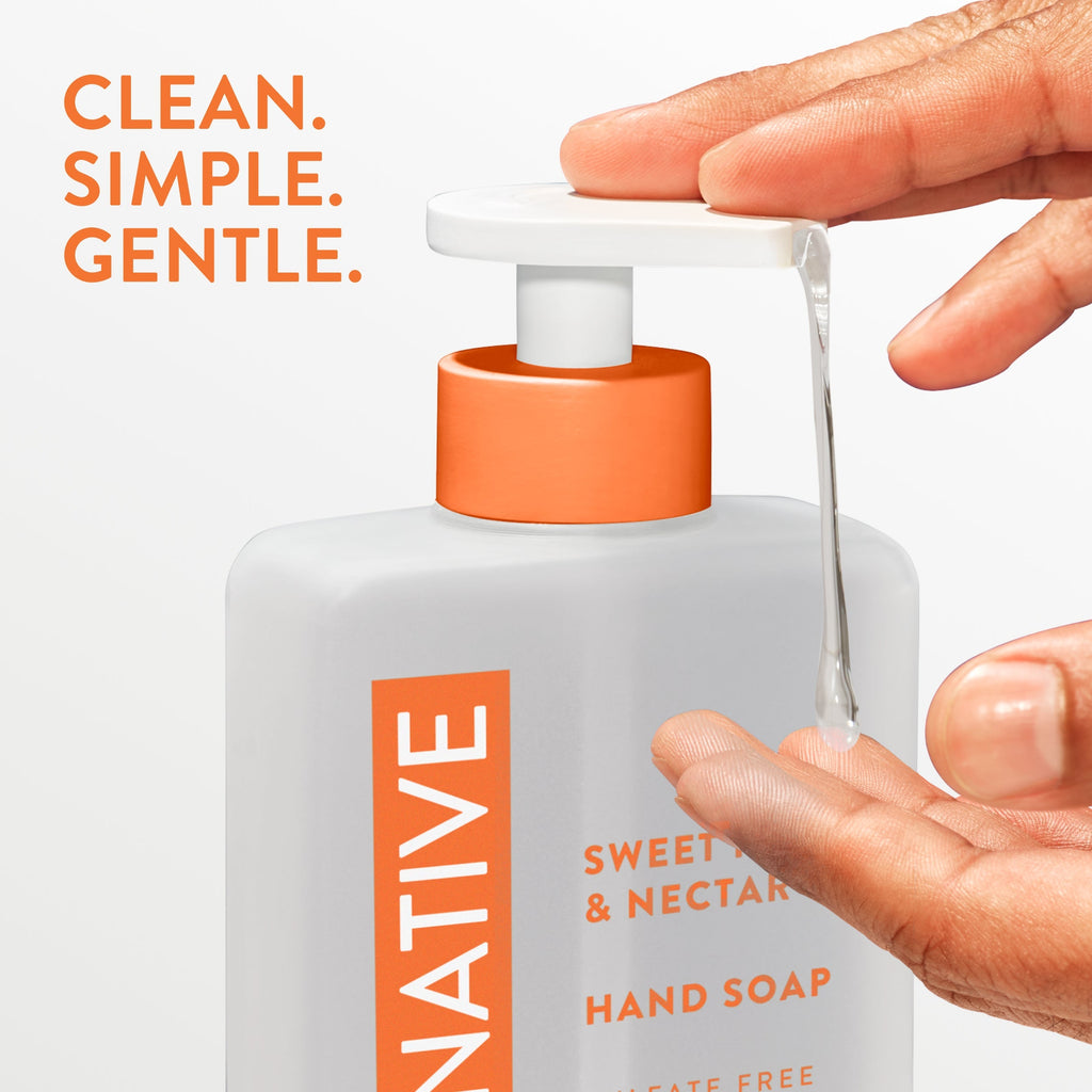 Hand Soap - Sweet Peach & Nectar / Classic / 13oz - Clean Care Essential