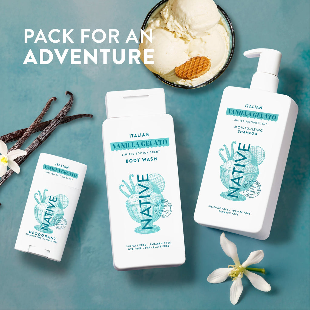 Moisturizing Shampoo - Italian Vanilla Gelato / Limited Edition / 16.5oz - Clean Care Essential