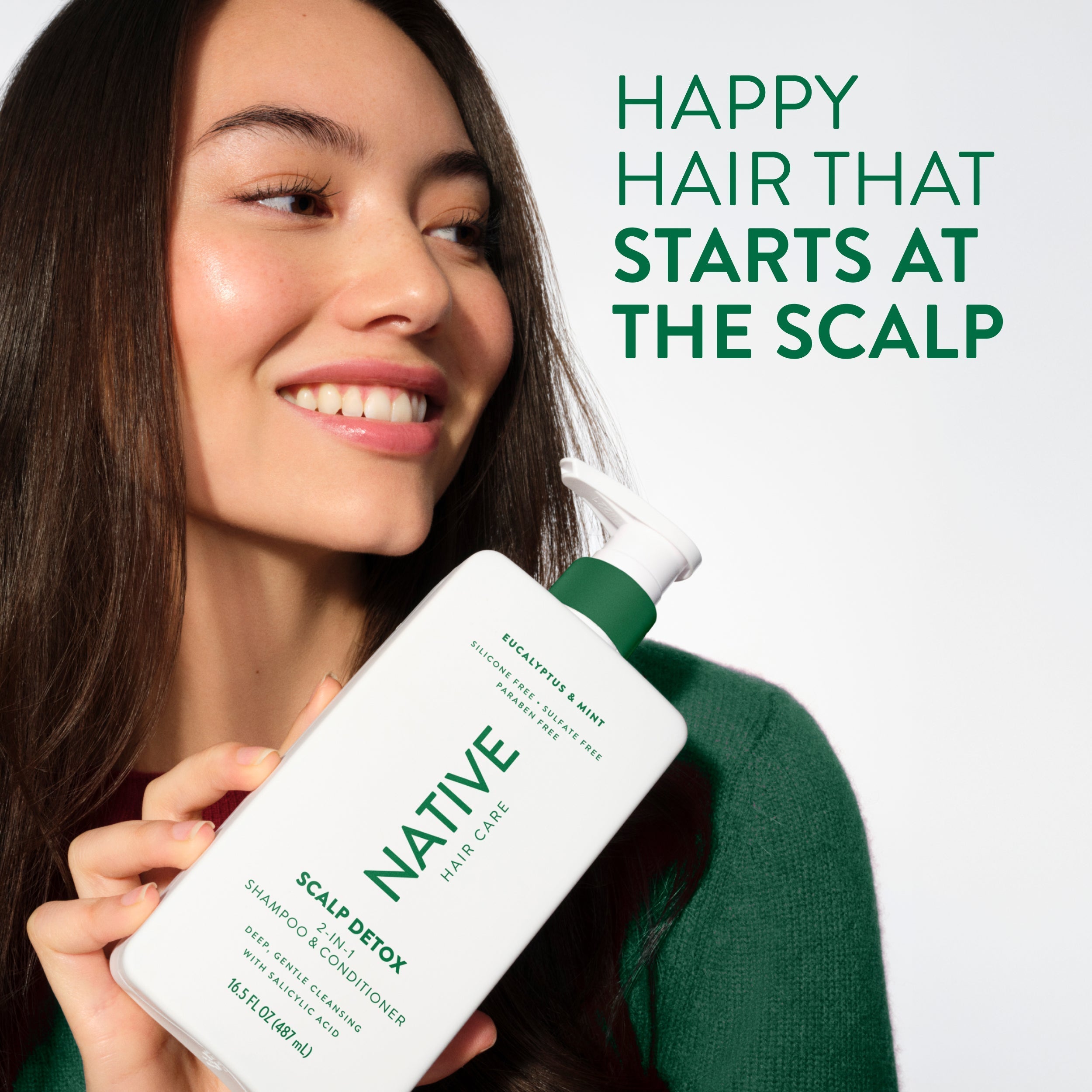 Scalp Detox 2-in-1 Shampoo & Conditioner - Eucalyptus & Mint / Classic / 16.5oz - Clean Care Essential