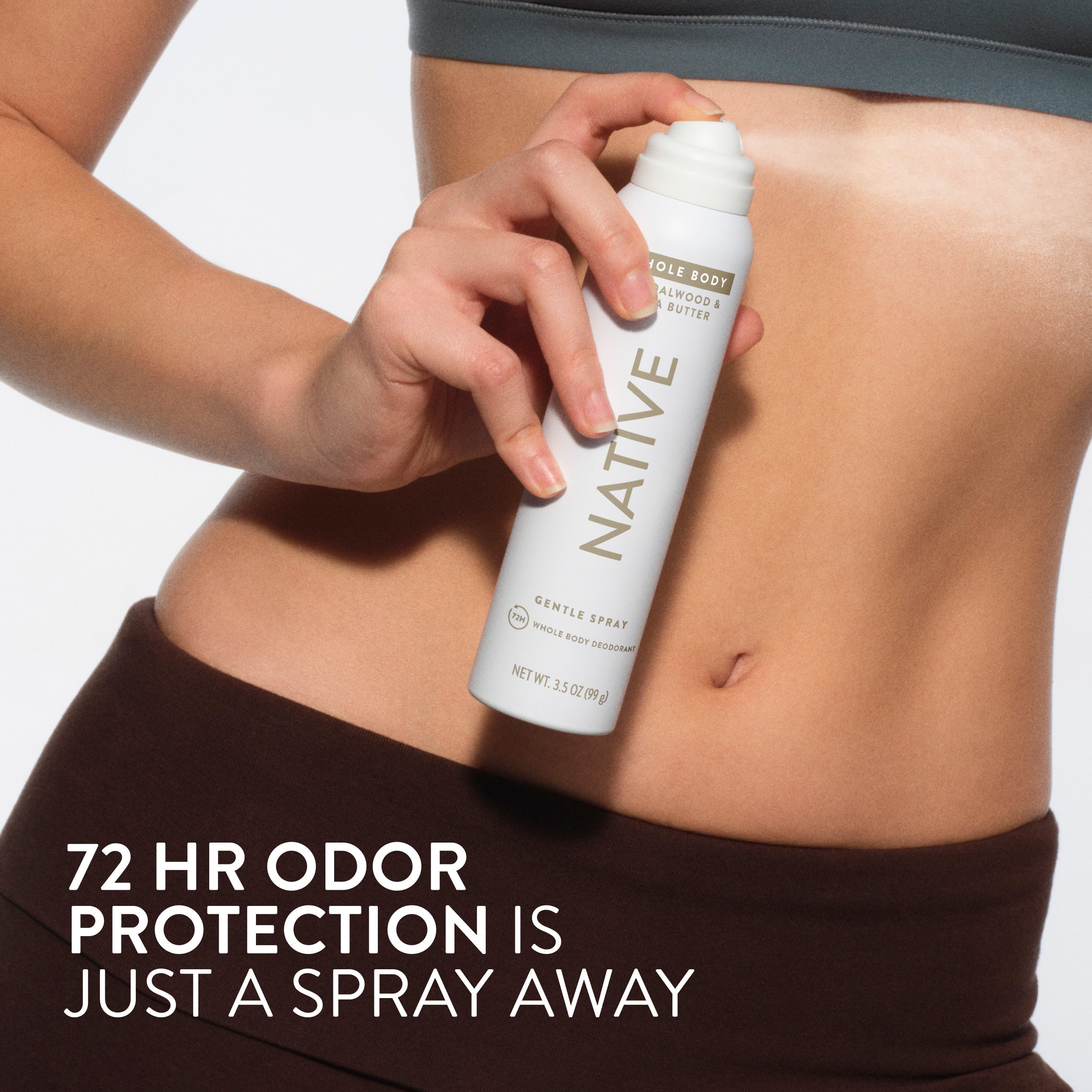 Whole Body Deodorant Spray - Sandalwood & Shea Butter / Classic / 3.5oz - Clean Care Essential