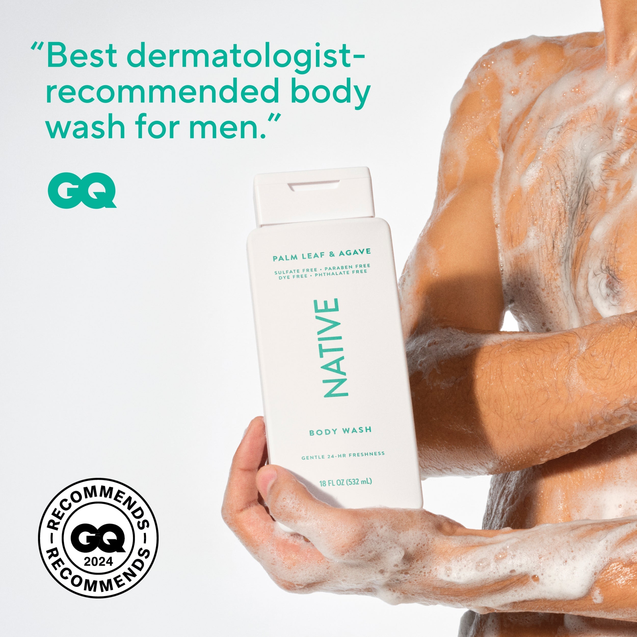 Body Wash - Palm Leaf & Agave / Classic / 18oz - Clean Care Essential
